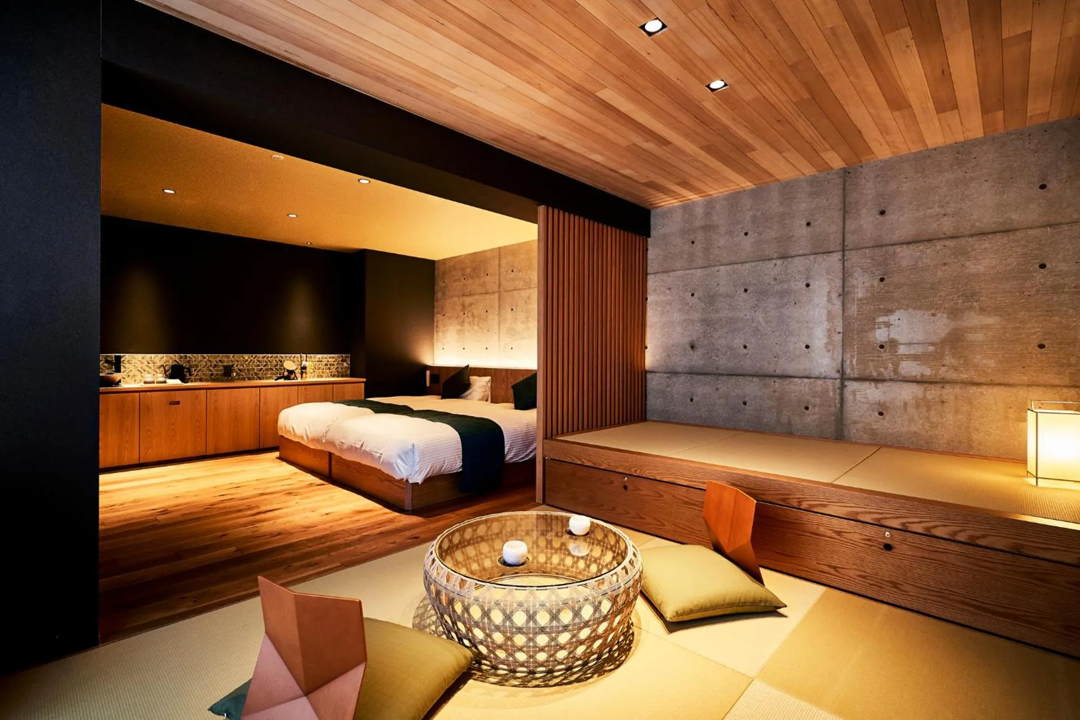 Bed in Kikokutei Bekkan