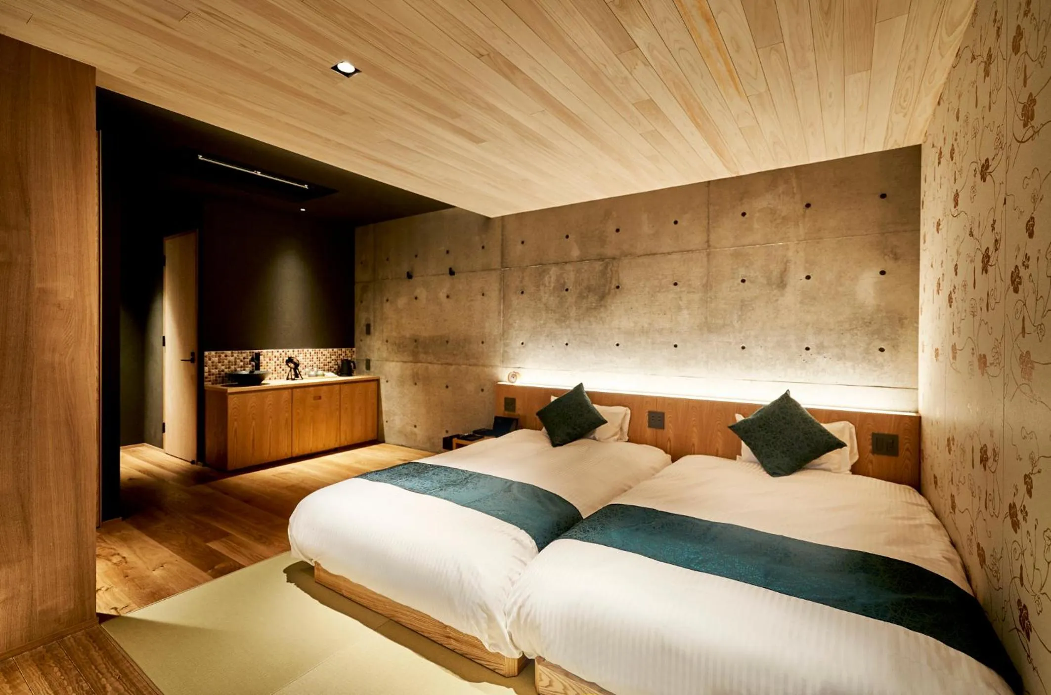 Bed in Kikokutei Bekkan