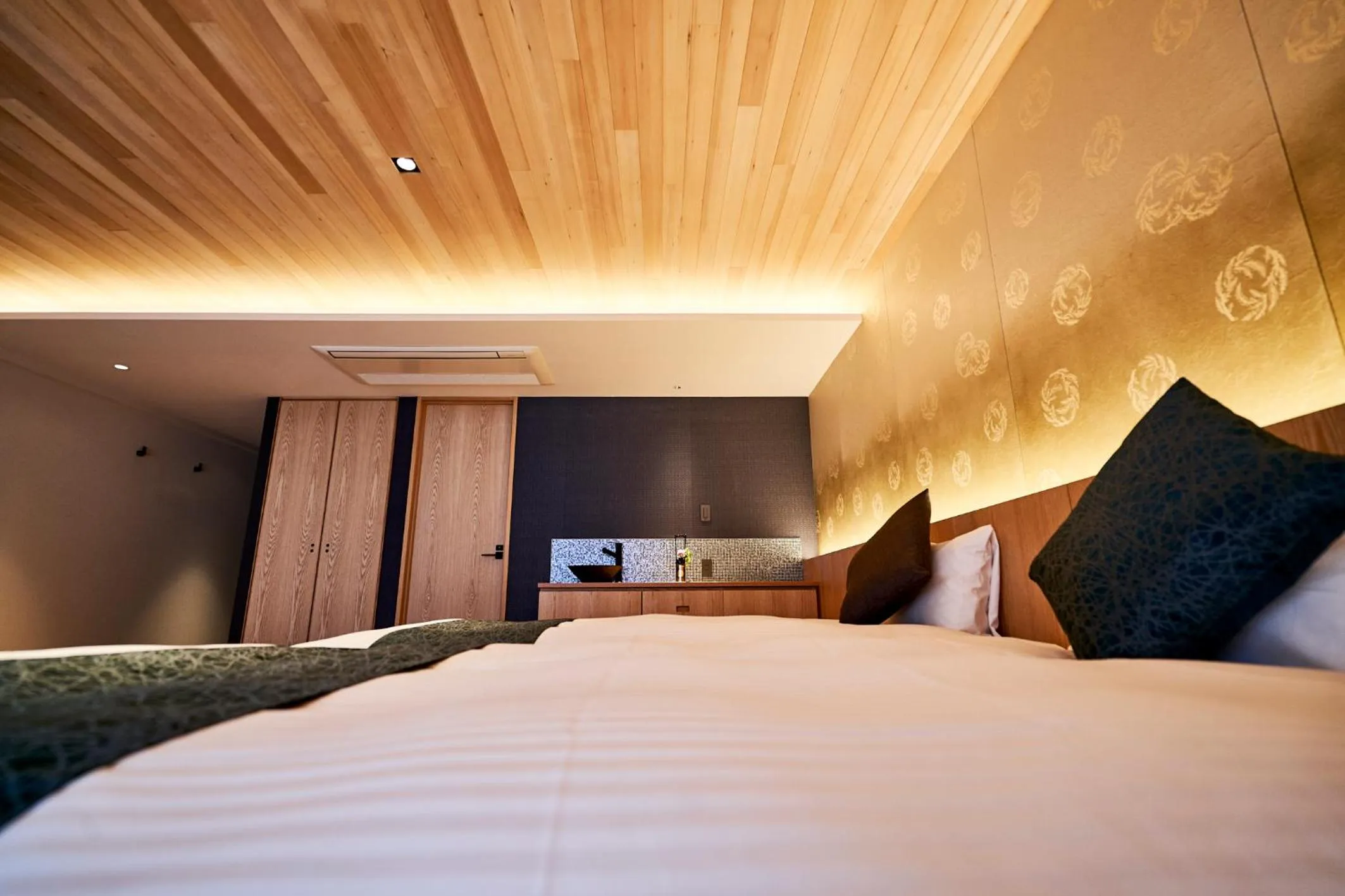 Bed in Kikokutei Bekkan