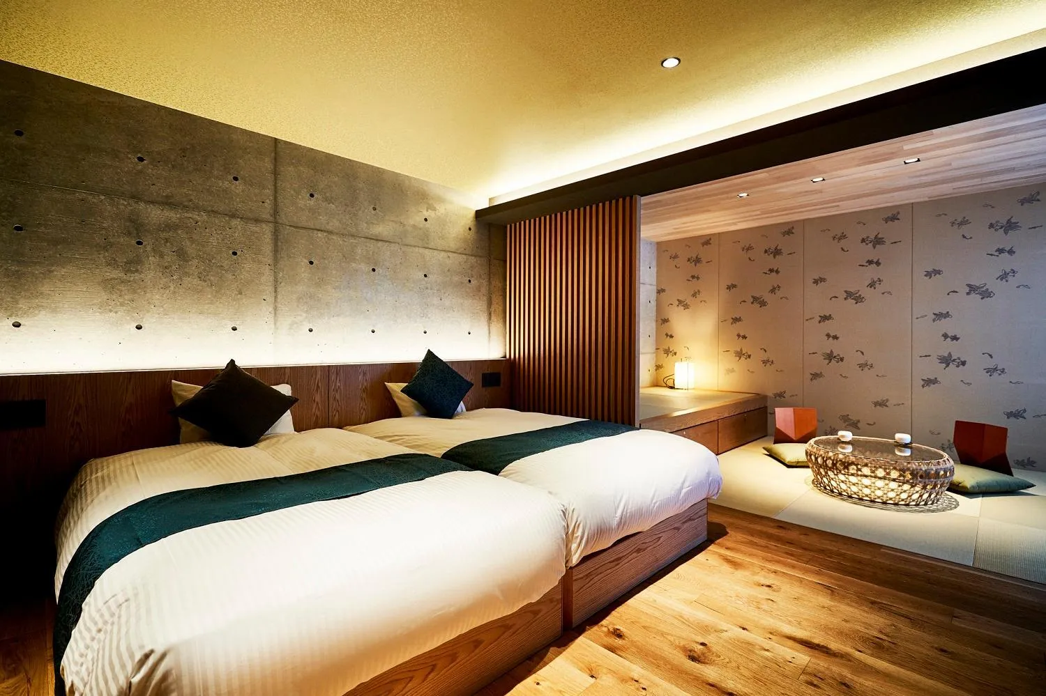 Bedroom, Bed in Kikokutei Bekkan