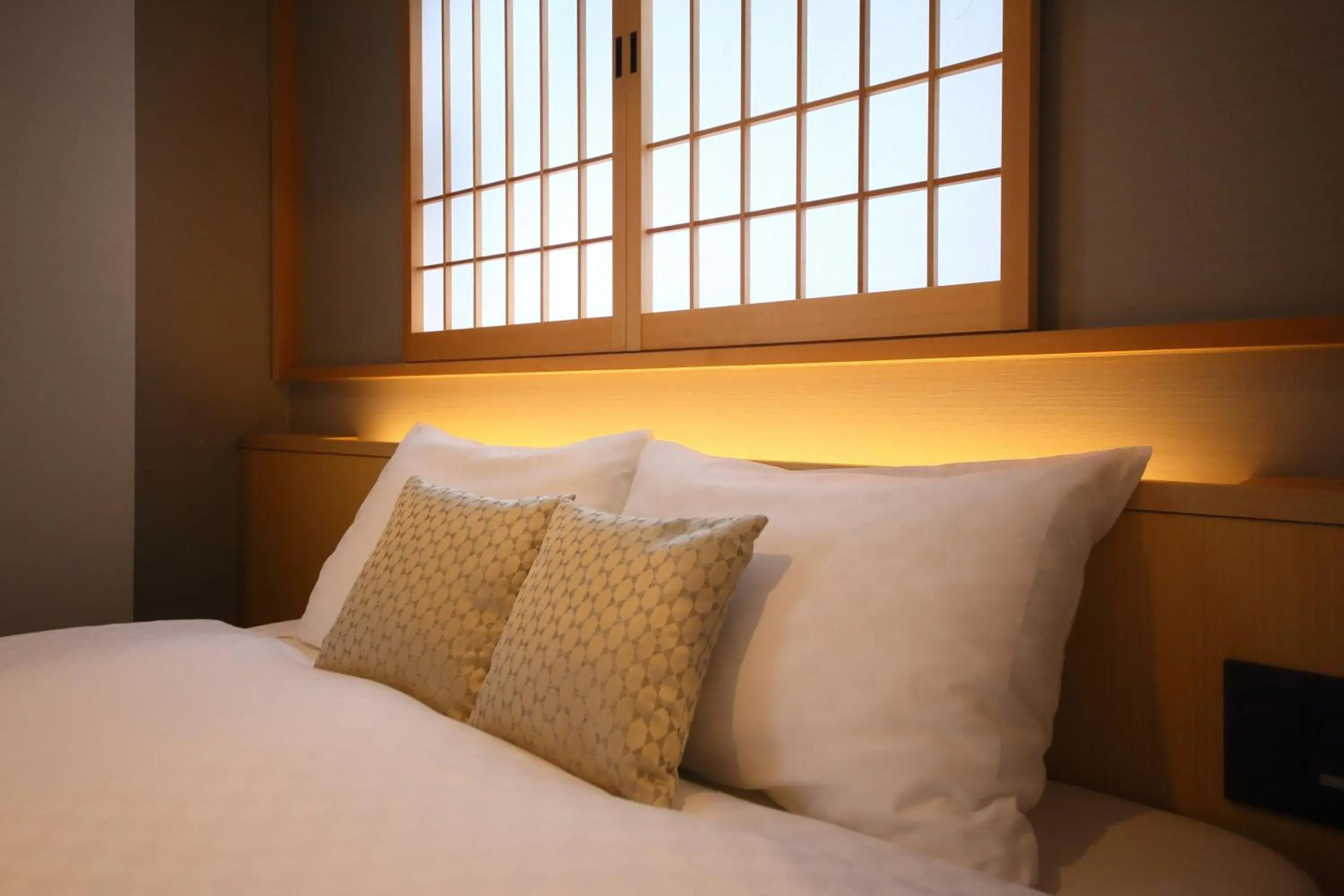 Bed in KYOTO GION HOTEL Bed in KYOTO GION HOTEL