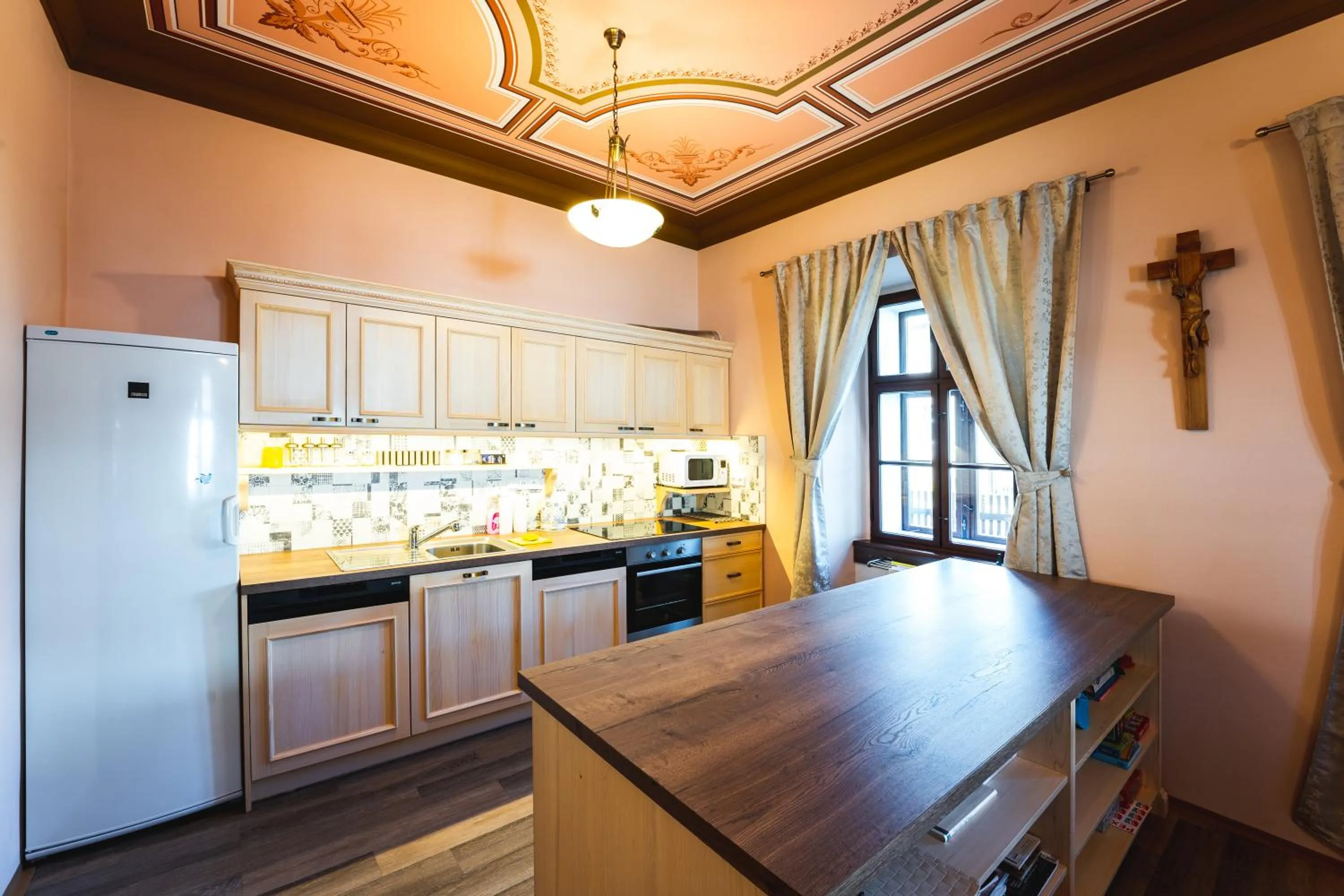 Kitchen or kitchenette in Penzion Johannes, Rýmařov - Stará Ves