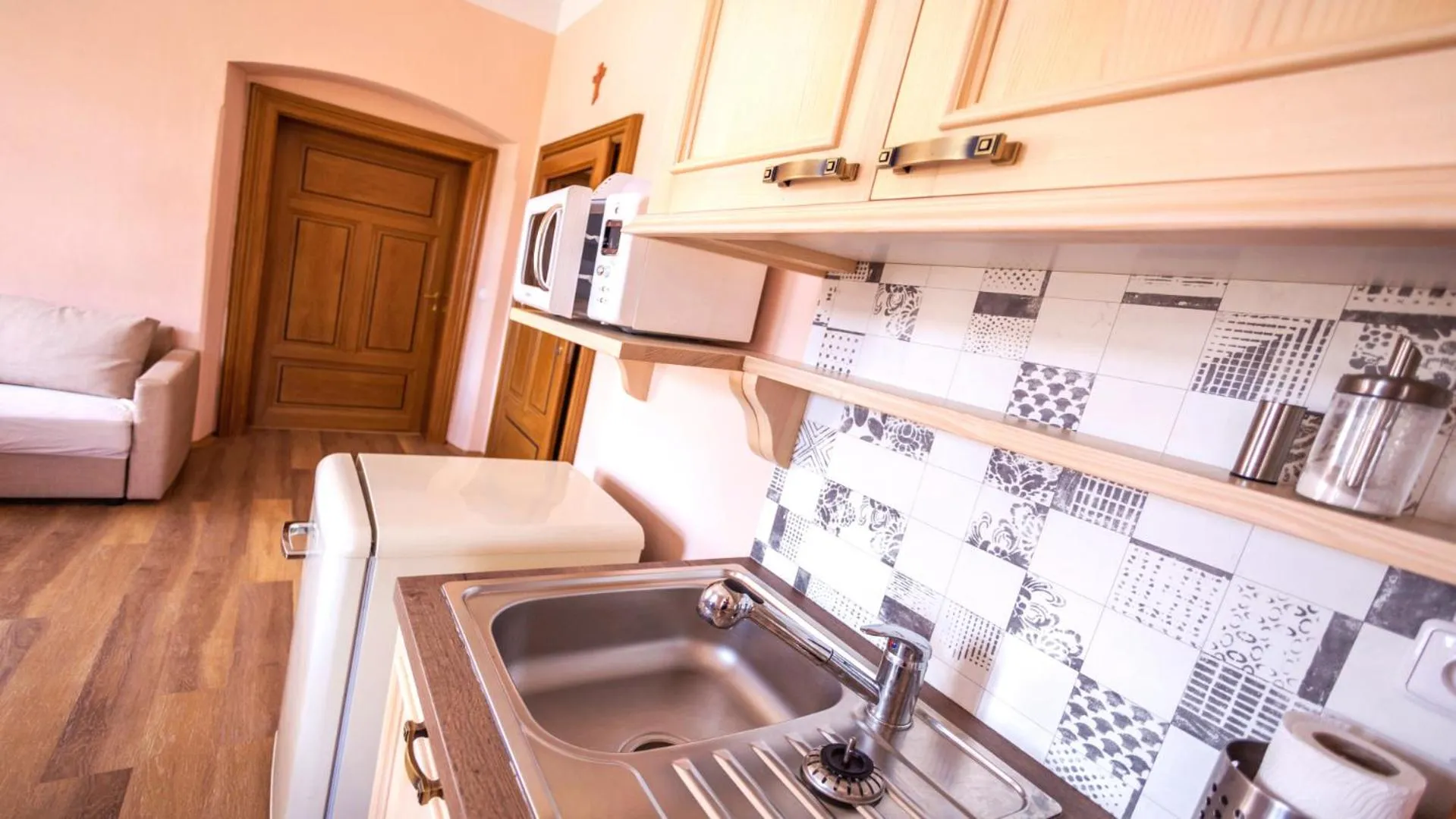 Kitchen or kitchenette in Penzion Johannes, Rýmařov - Stará Ves