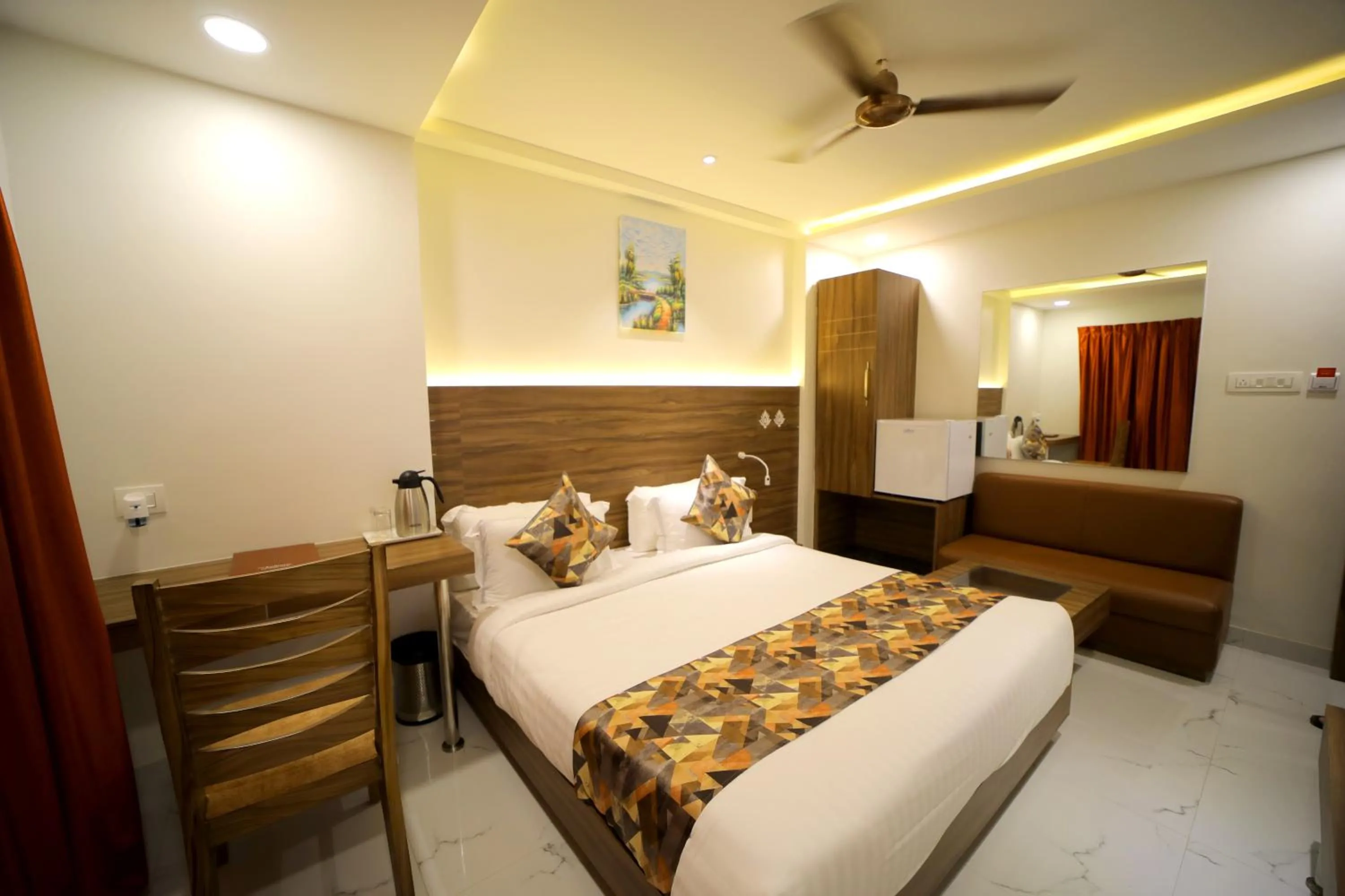 Bed in The RRA Kabras Hotel, Nathdwara