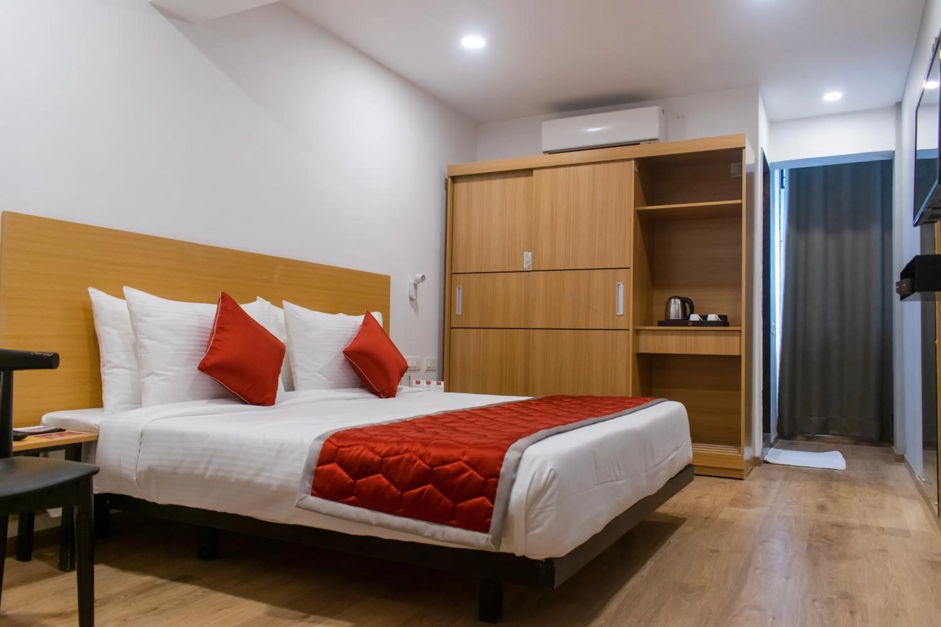 Photo of the whole room, Bed in Lords Eco Inn Belagavi