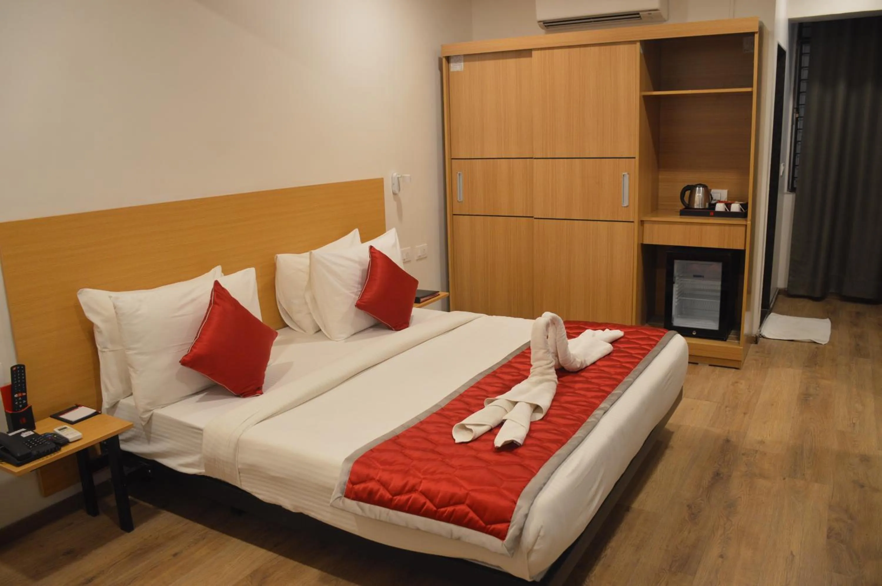 Bed in Lords Eco Inn Belagavi