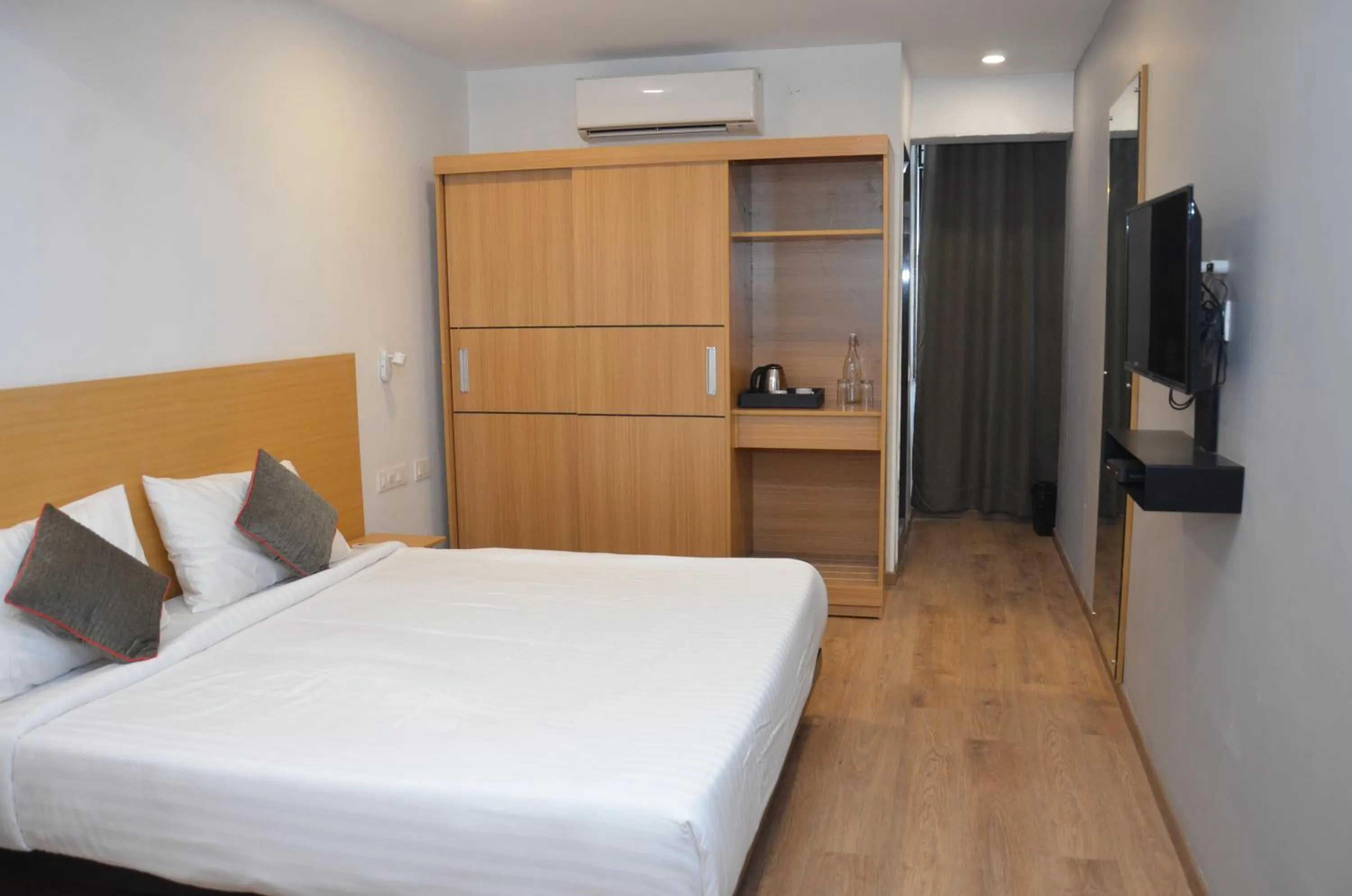 Bed in Lords Eco Inn Belagavi