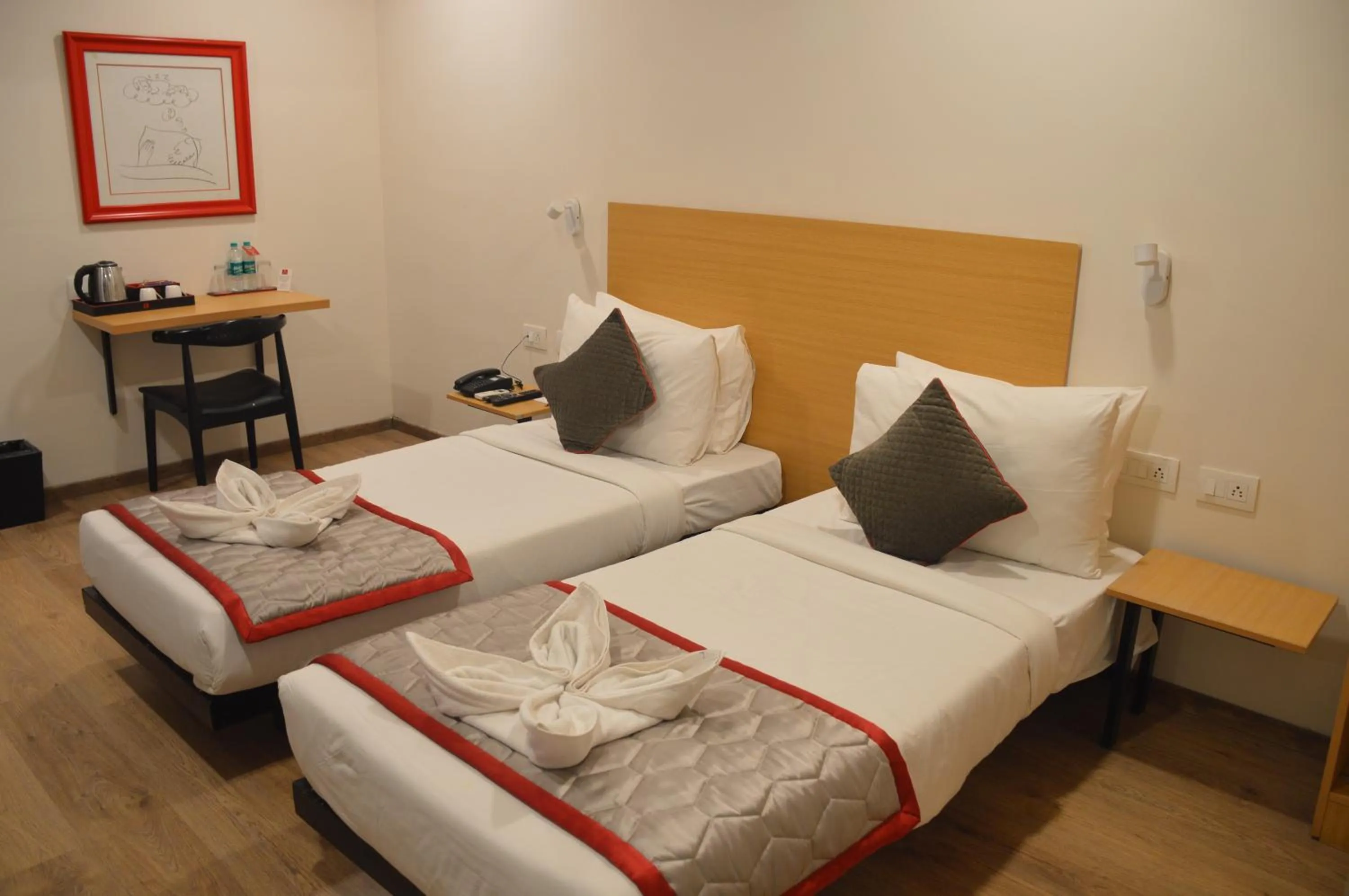 Photo of the whole room, Bed in Lords Eco Inn Belagavi