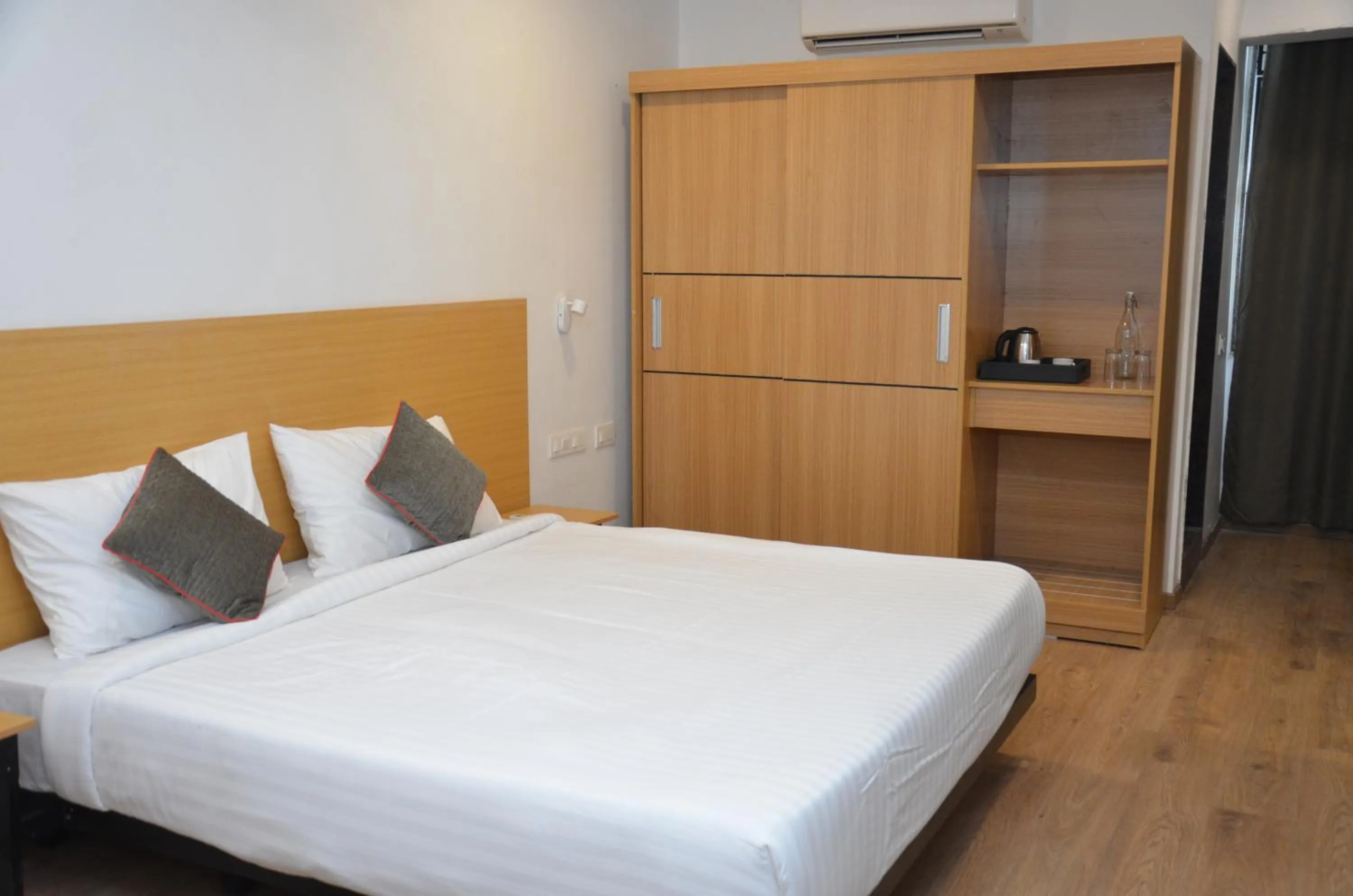 Bed in Lords Eco Inn Belagavi