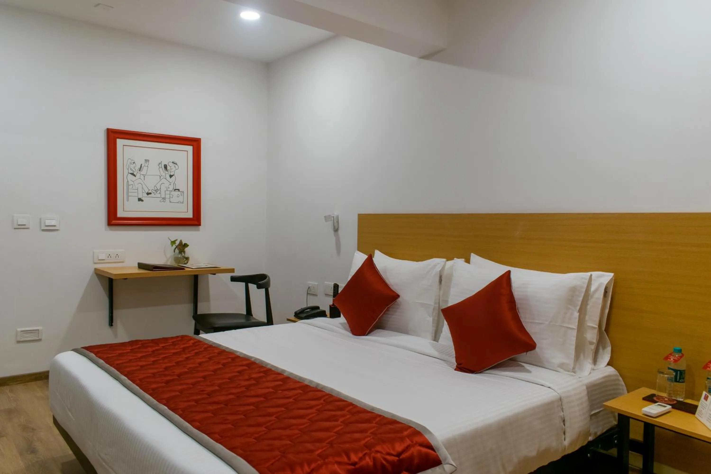 Bed in Lords Eco Inn Belagavi