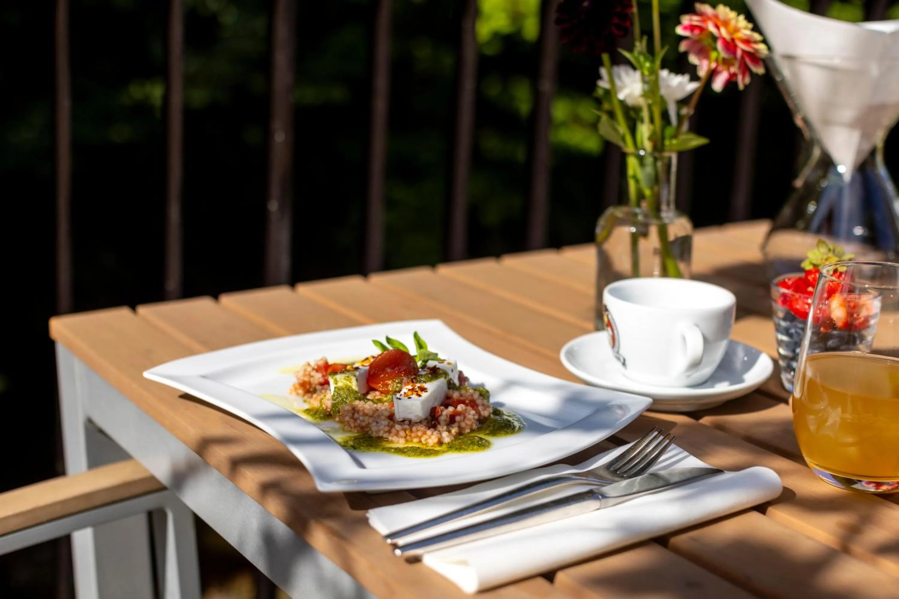 Breakfast in schlossmühle - lean luxury boutique hotel