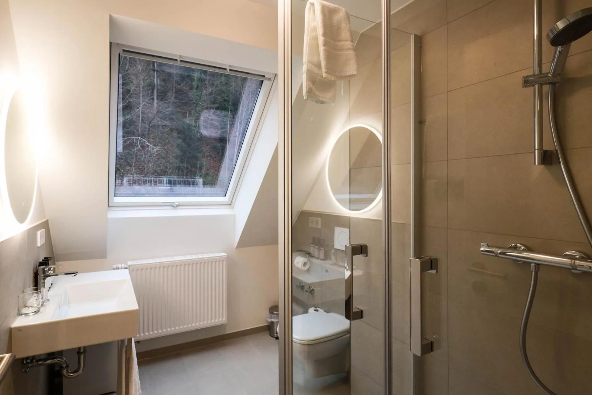 Bathroom in schlossmühle - lean luxury boutique hotel