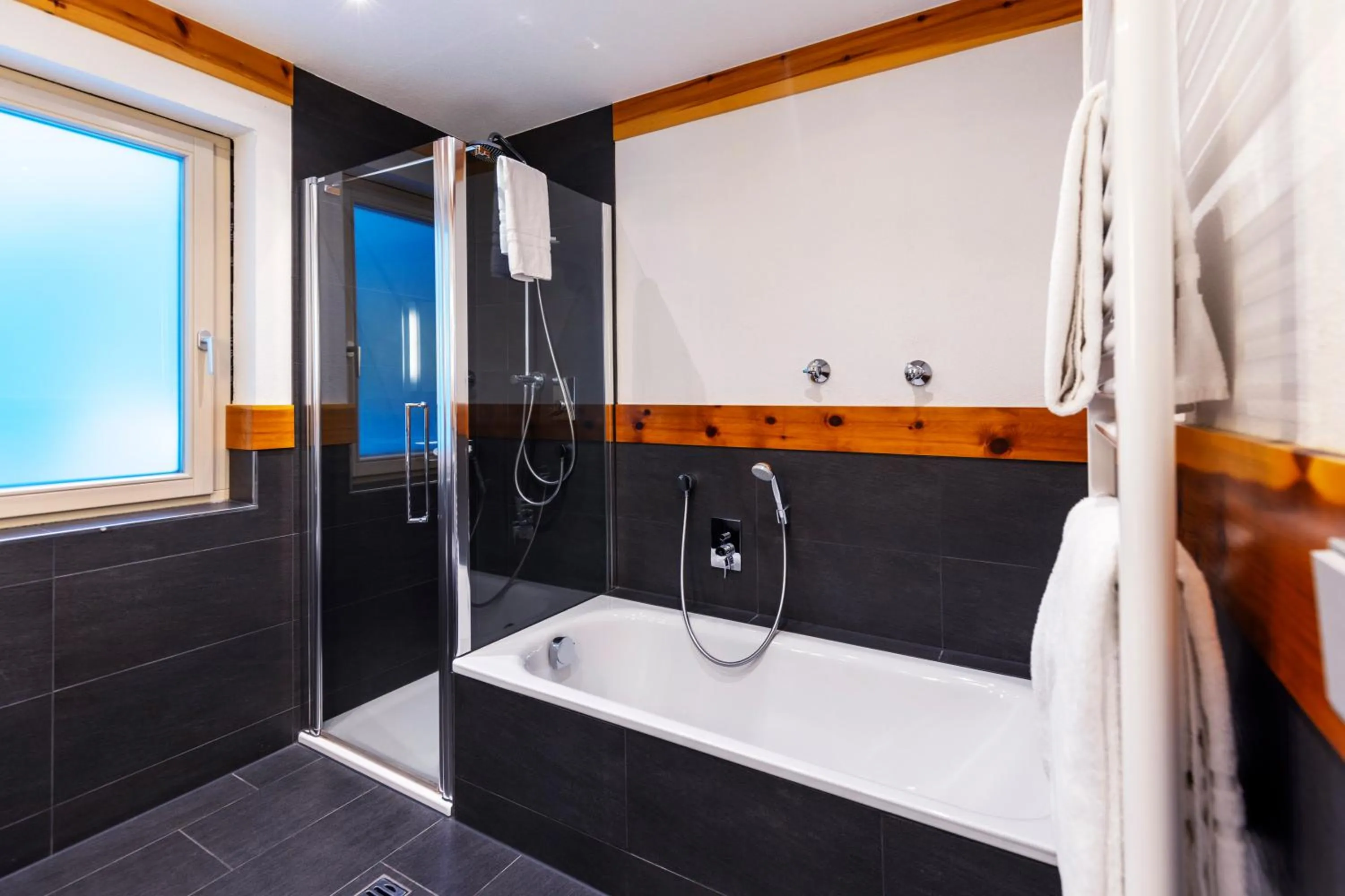 Bathroom in schlossmühle - lean luxury boutique hotel
