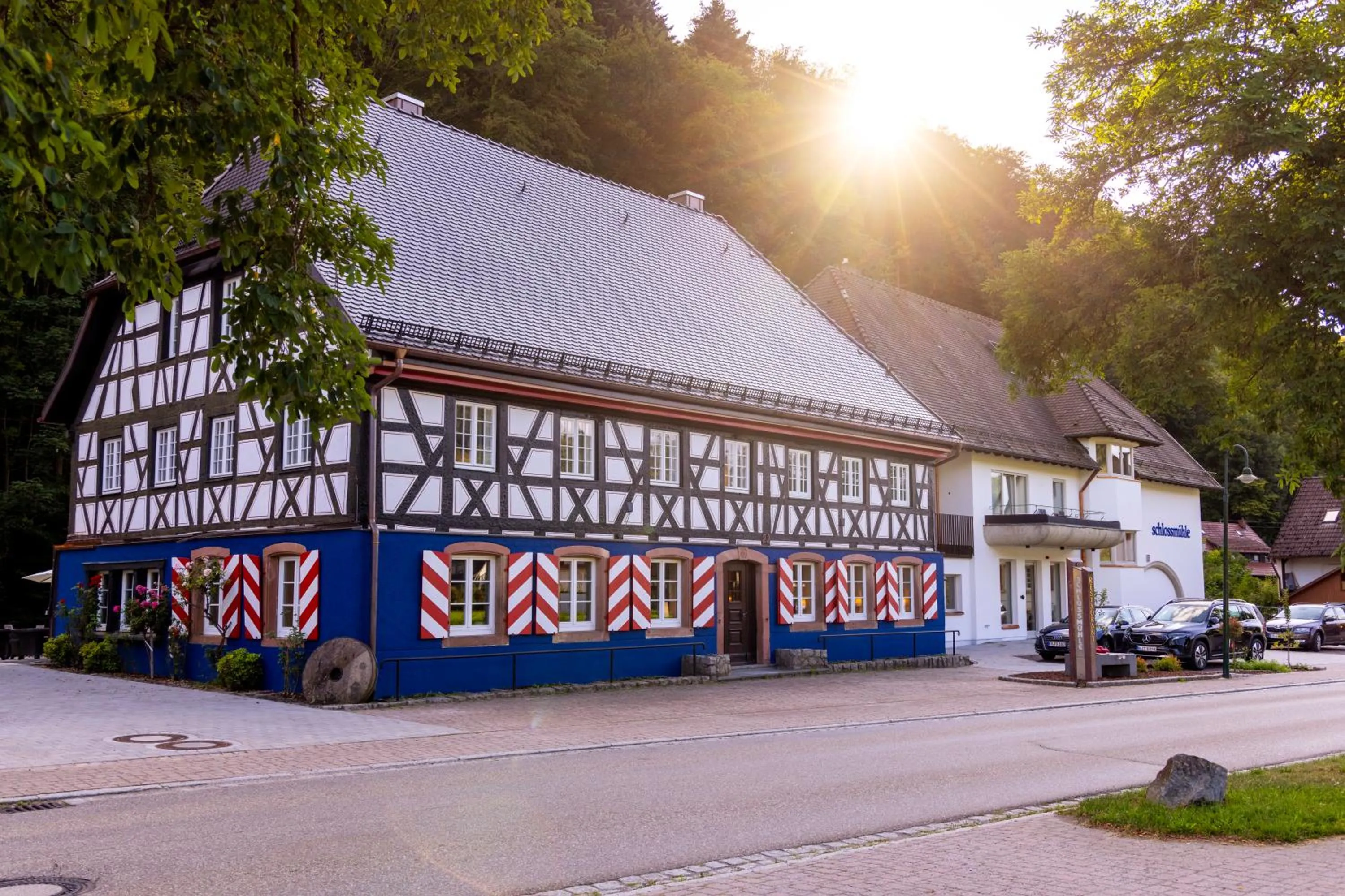 Property building in schlossmühle - lean luxury boutique hotel
