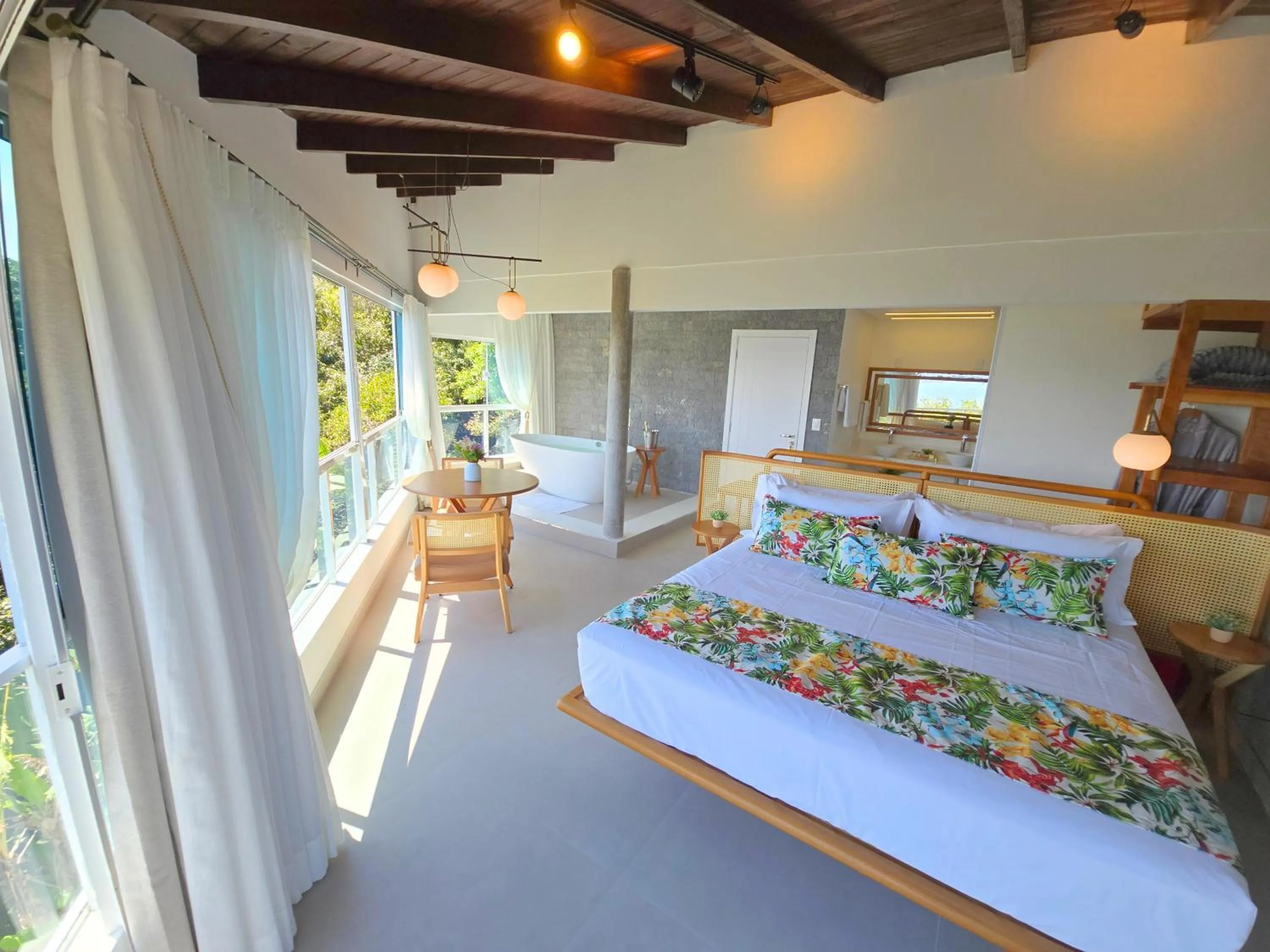 Bed in Refúgio da Lagoinha - Centro de Bombinhas