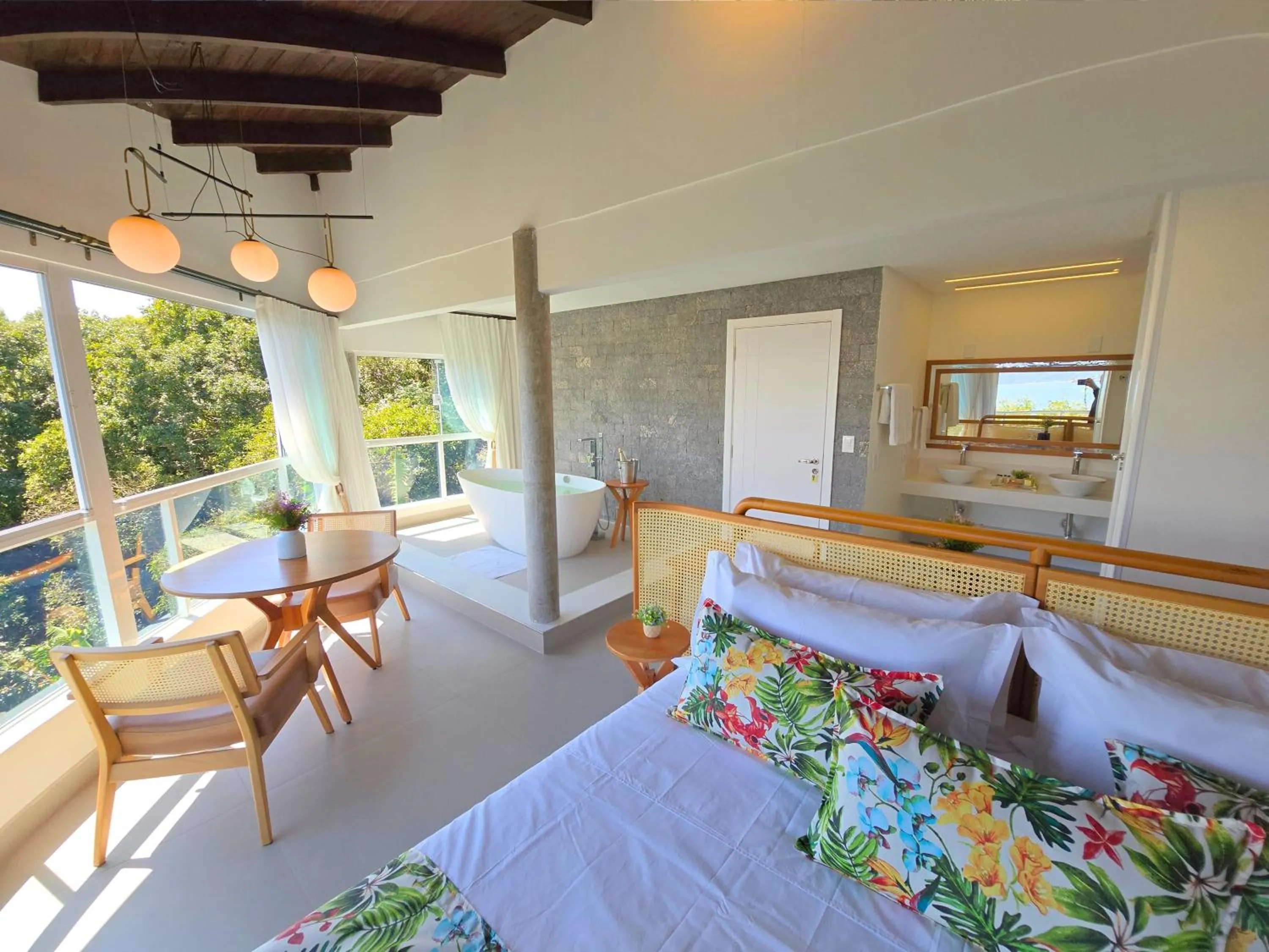 Bed in Refúgio da Lagoinha - Centro de Bombinhas