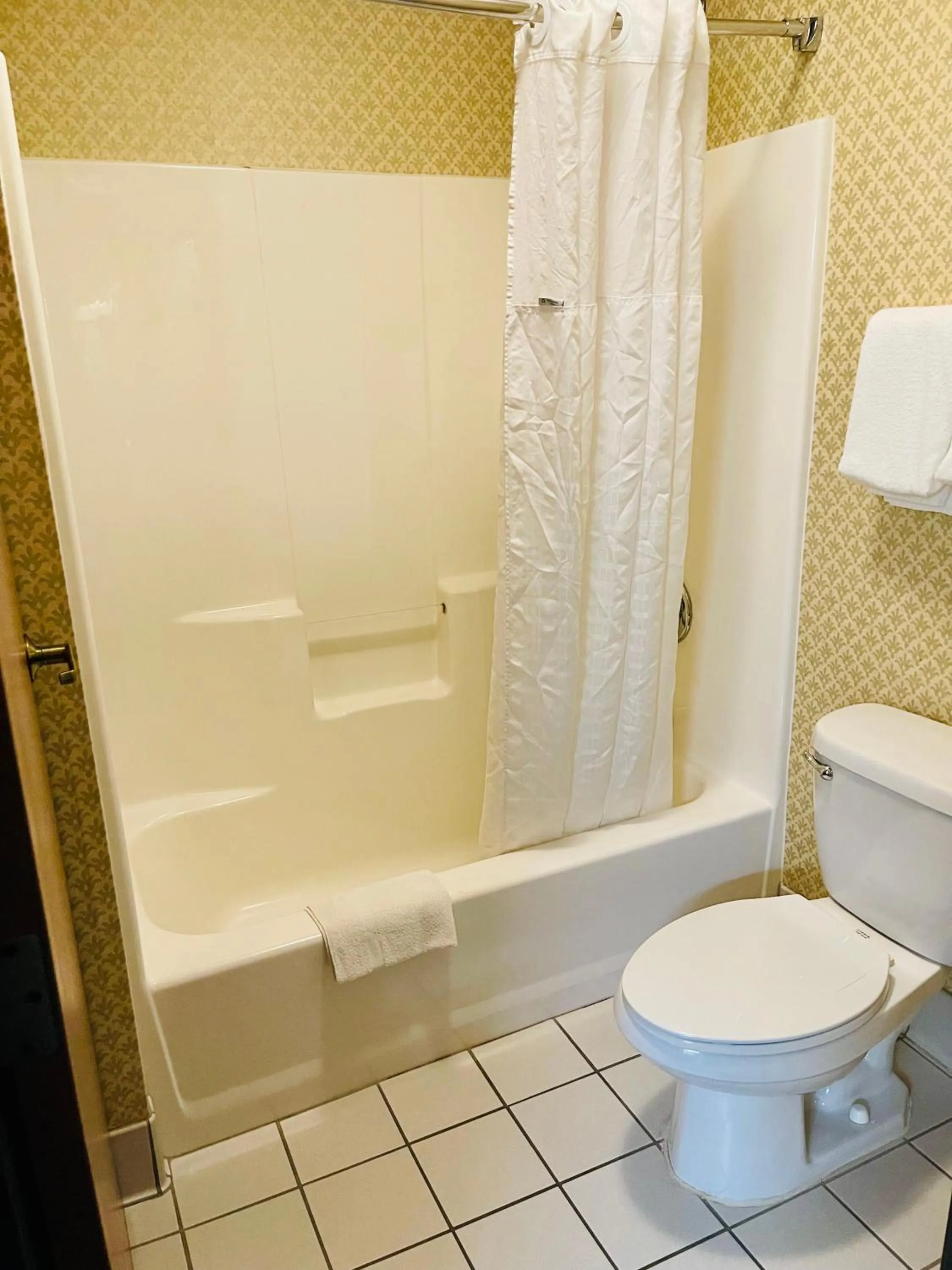 Bathroom in Baymont by Wyndham Indianapolis