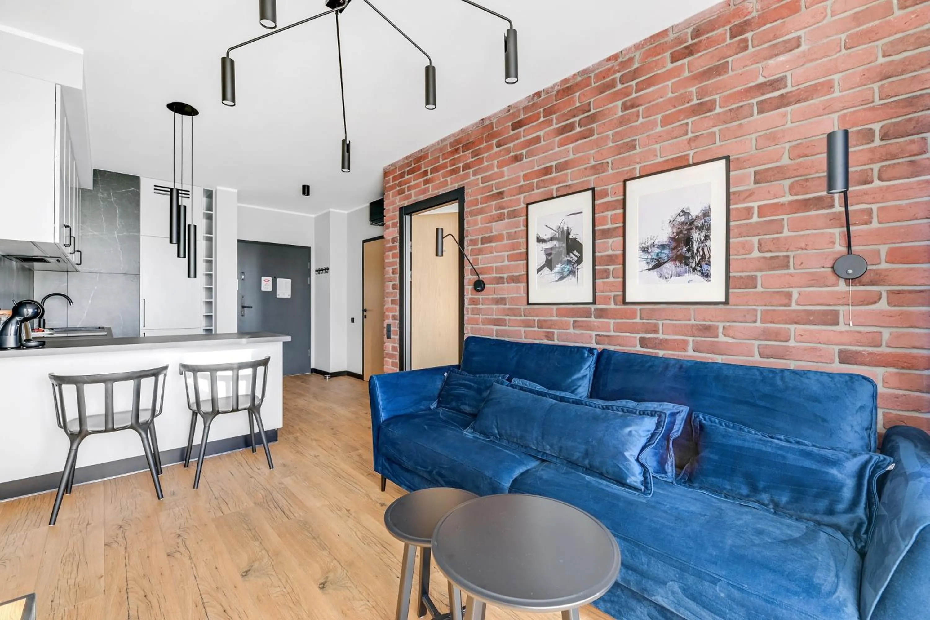 Living room in RentPlanet - Apartamenty Chlebova