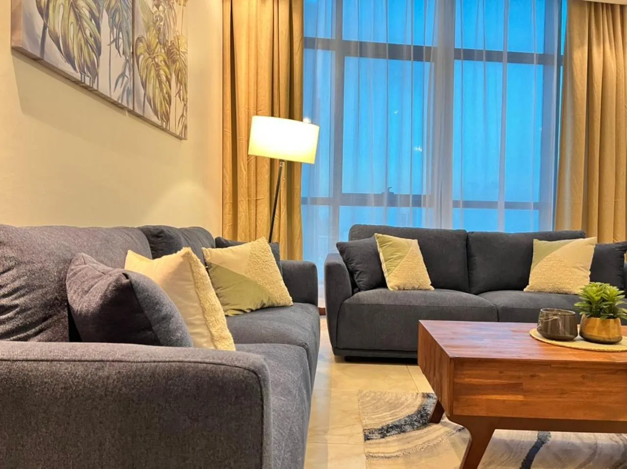 Living room in Fairview Luxury Apartments