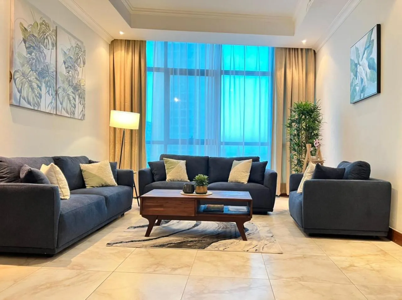 Living room in Fairview Luxury Apartments