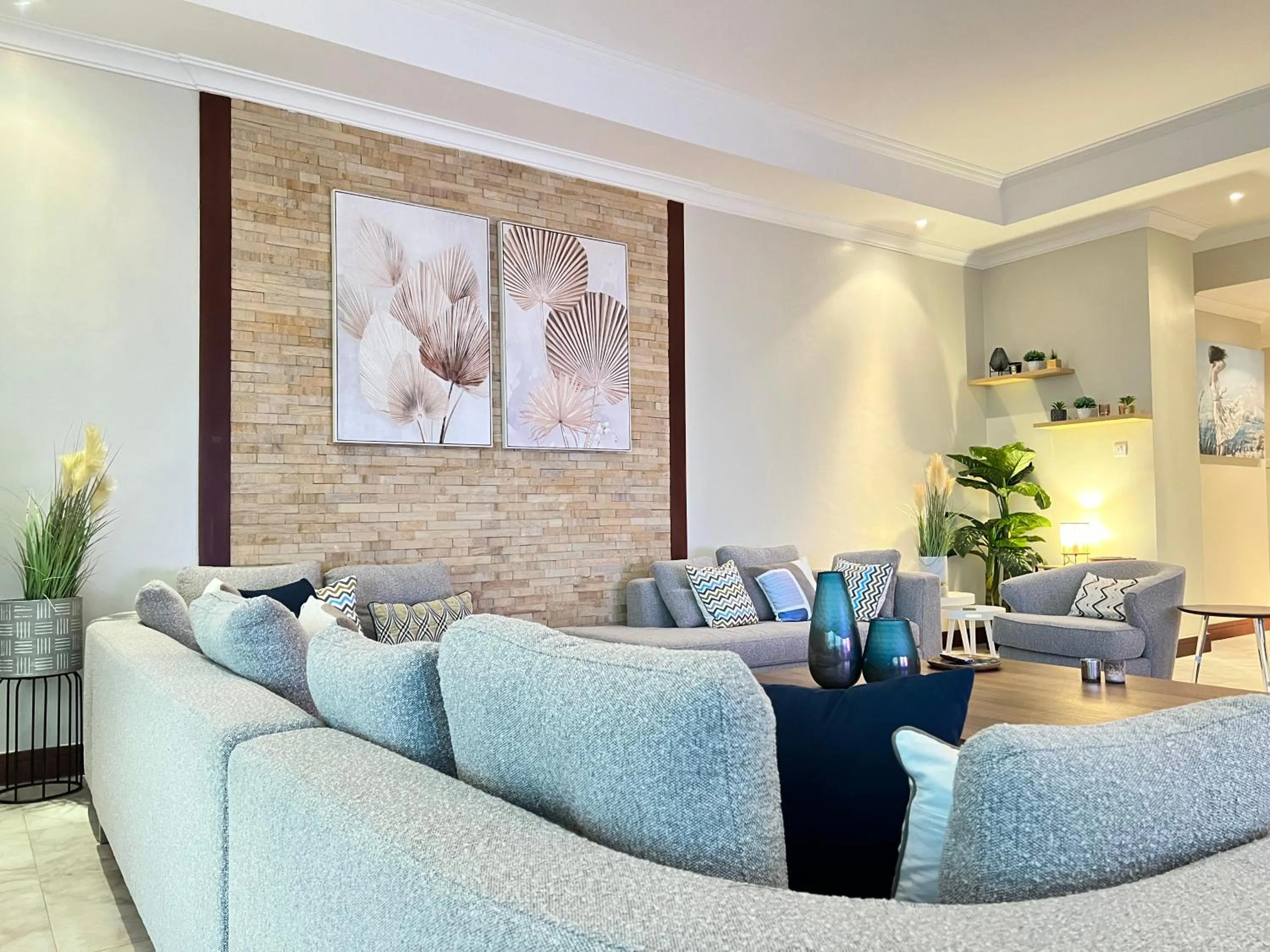 Living room in Fairview Luxury Apartments