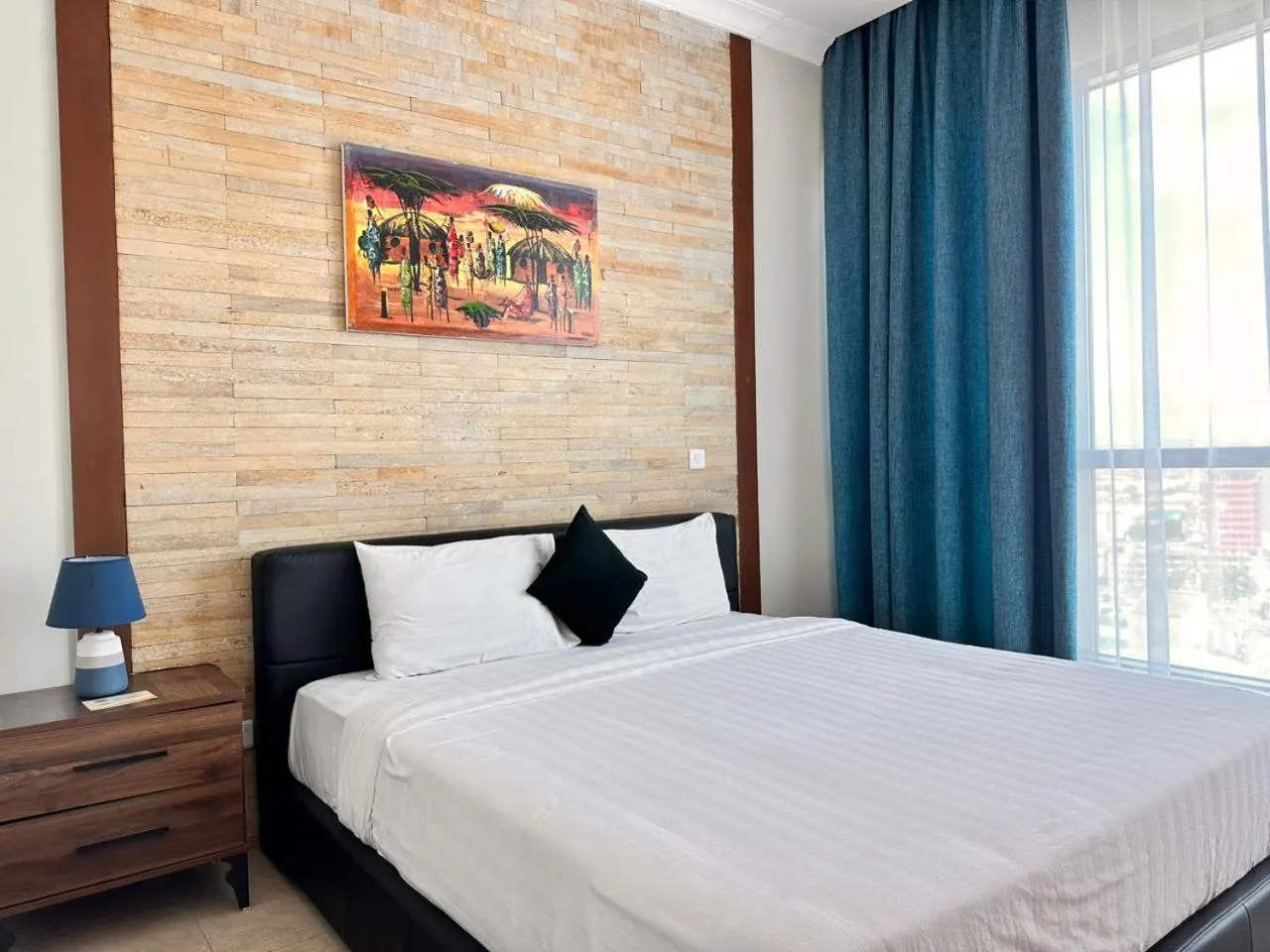 Bed in Fairview Luxury Apartments