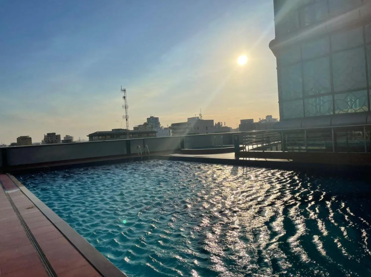 Swimming pool in Fairview Luxury Apartments