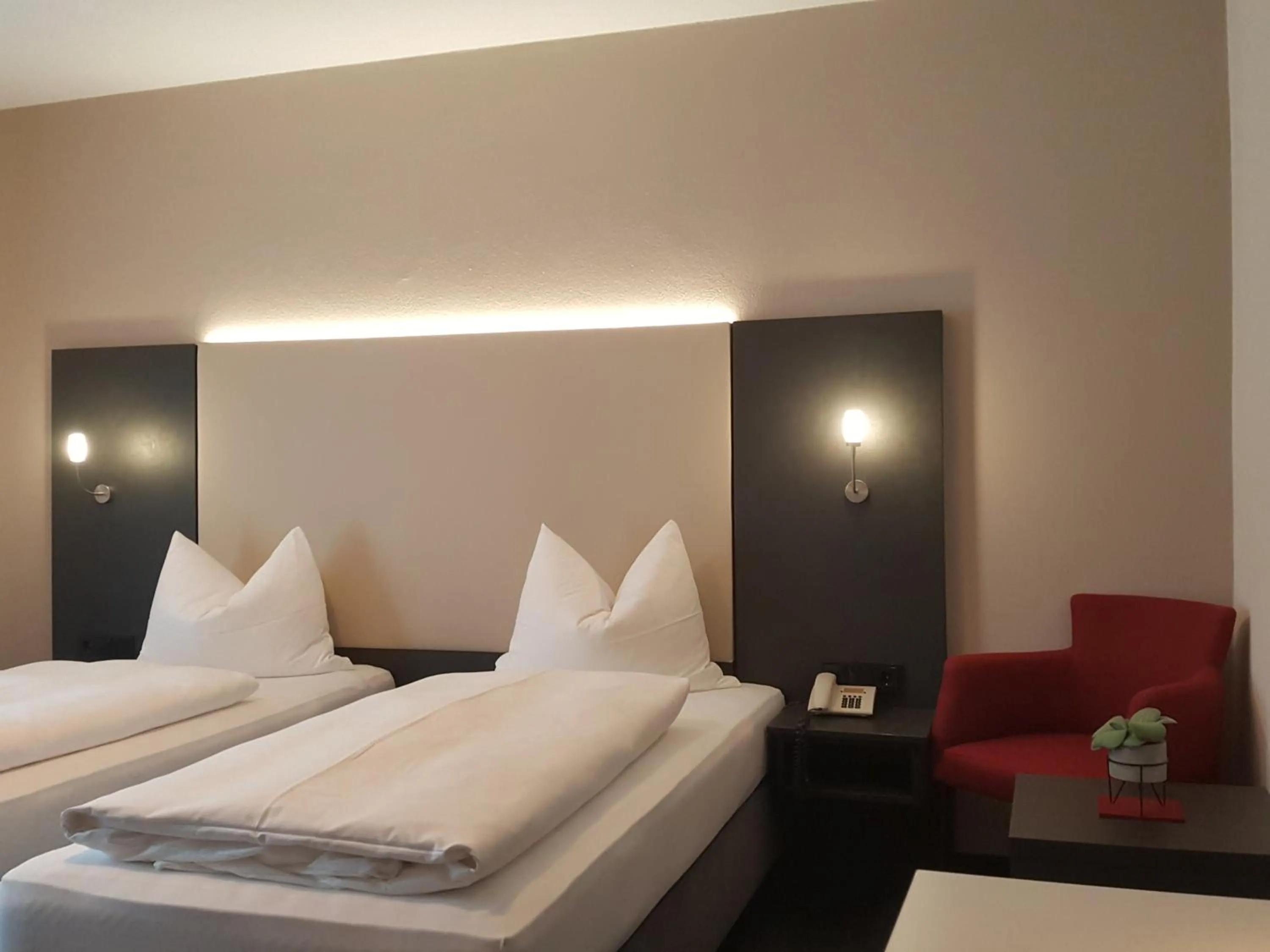 Bed in Altstadthotel Kneitinger, Abensberg