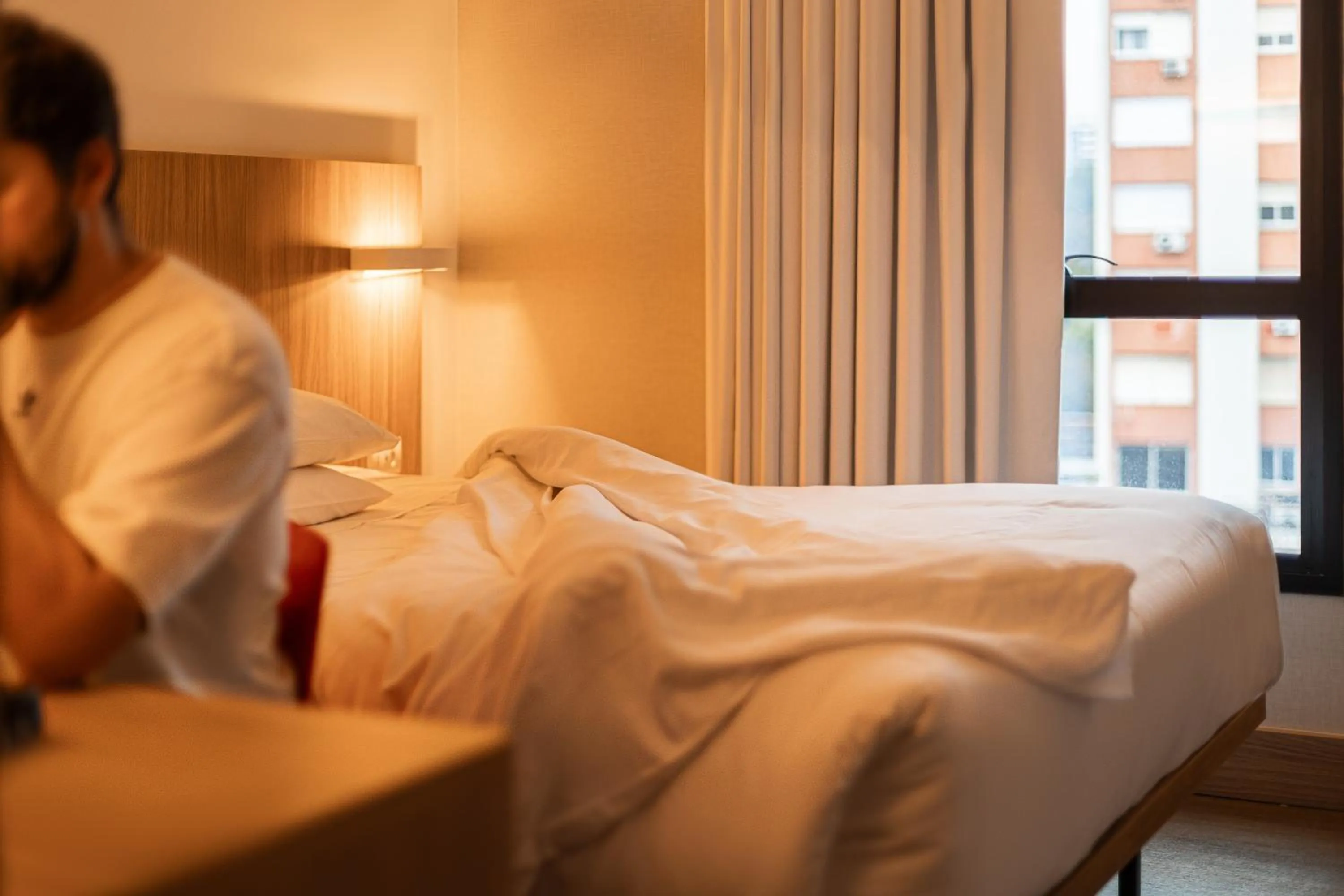 Bed in Hotel Moov Porto Alegre