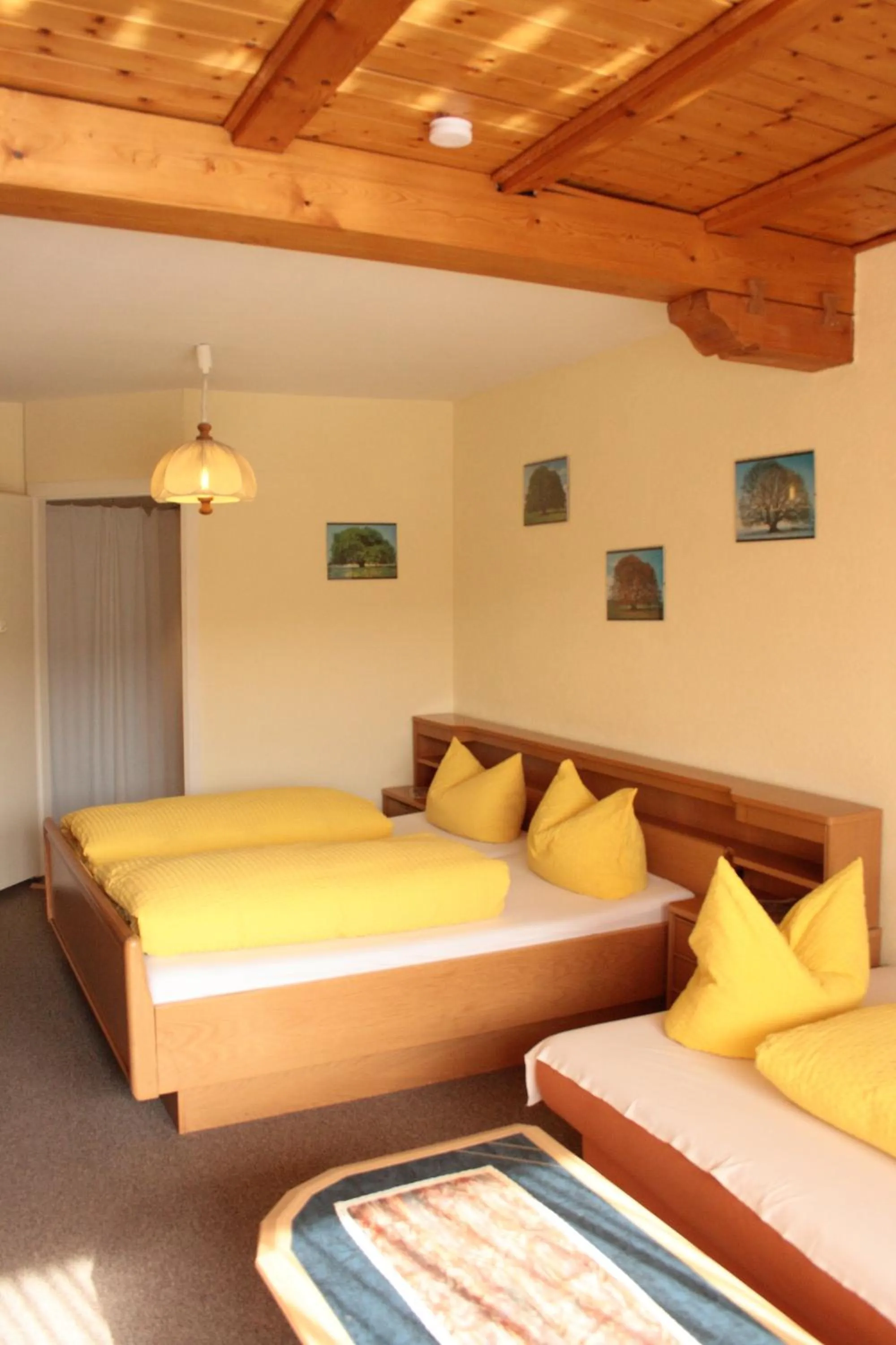 Decorative detail, Bed in Schwarzwald-Gasthof Hirsch