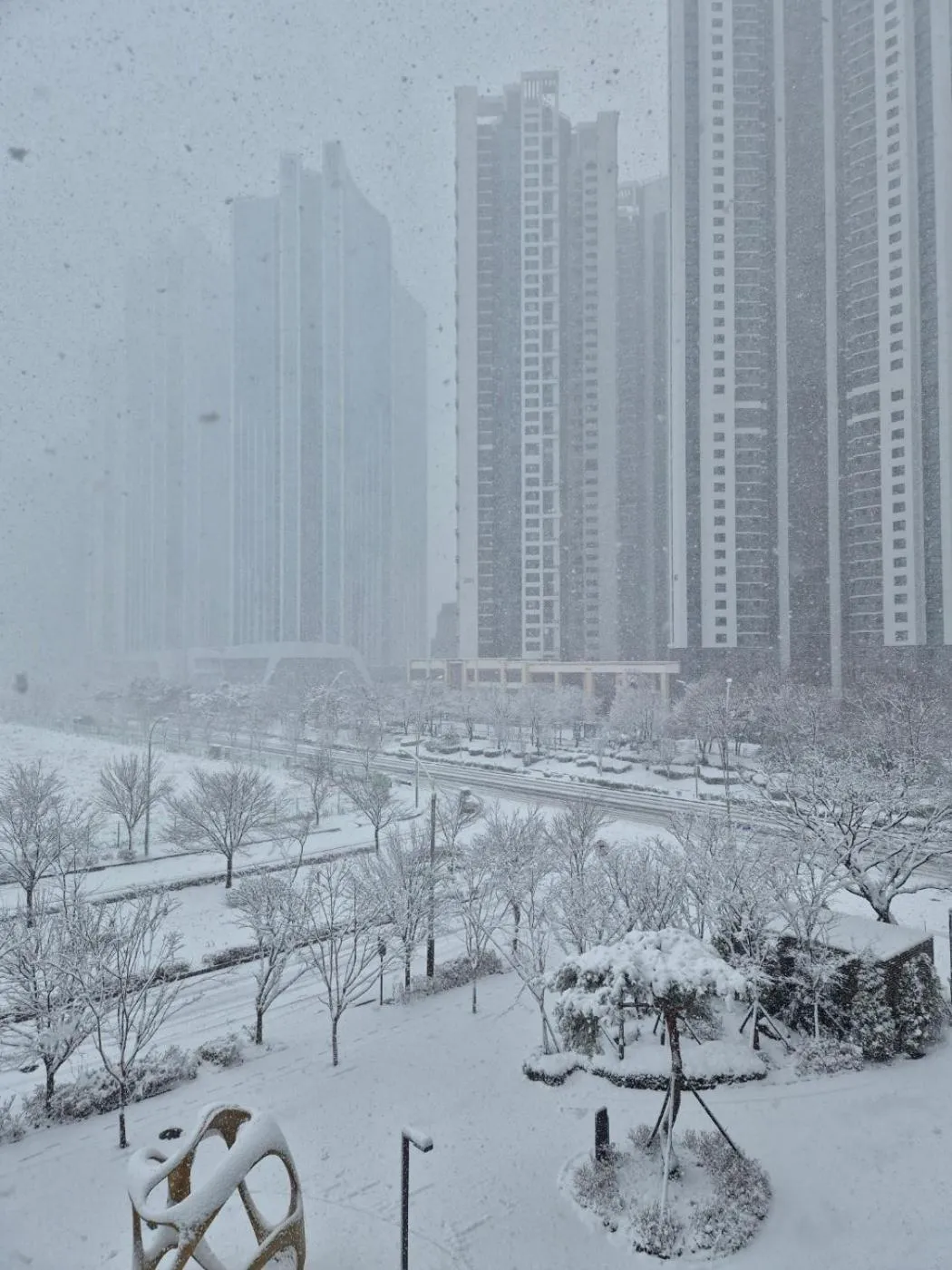 Garden in Landmark Stay in Songdo