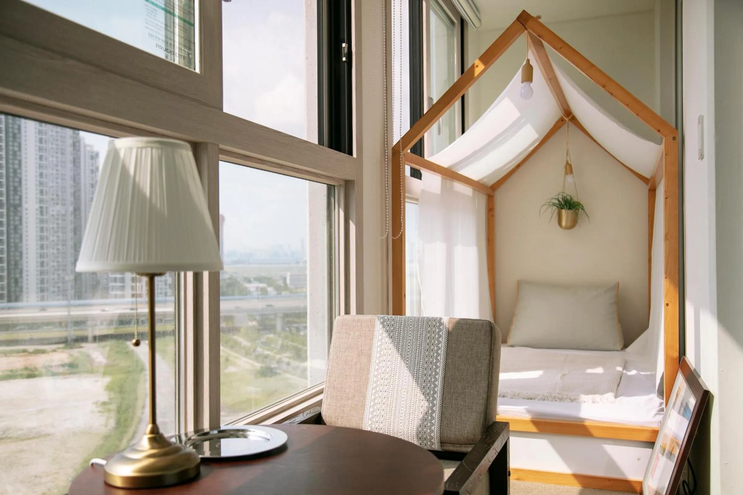 Balcony/Terrace in Landmark Stay in Songdo