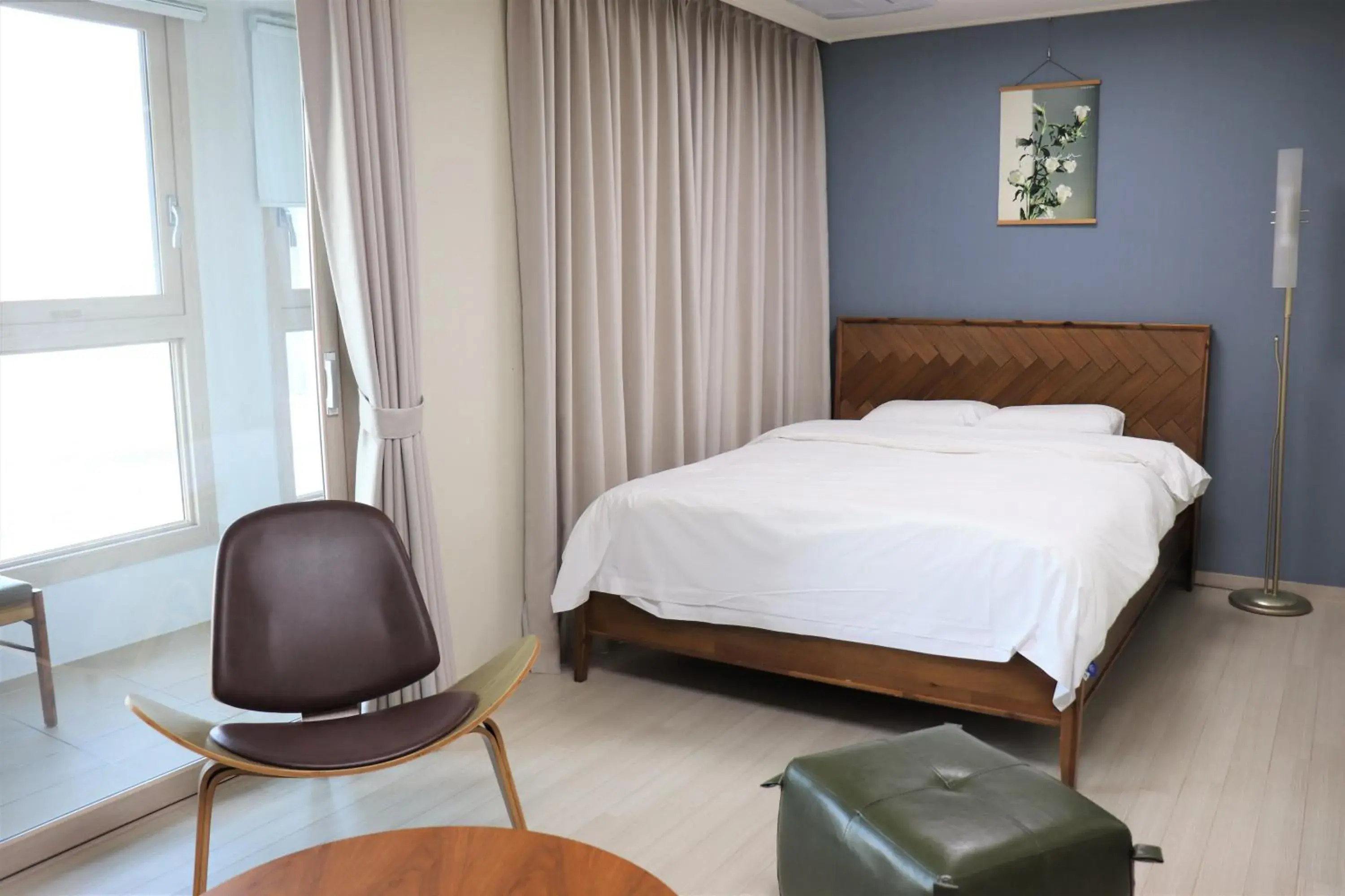 Bed in Landmark Stay in Songdo Bed in Landmark Stay in Songdo