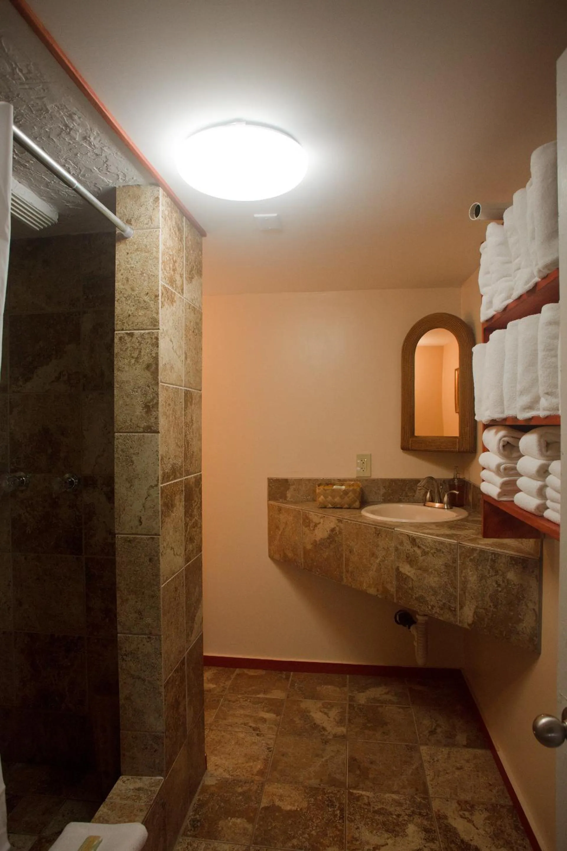 Bathroom in Volcano Hale