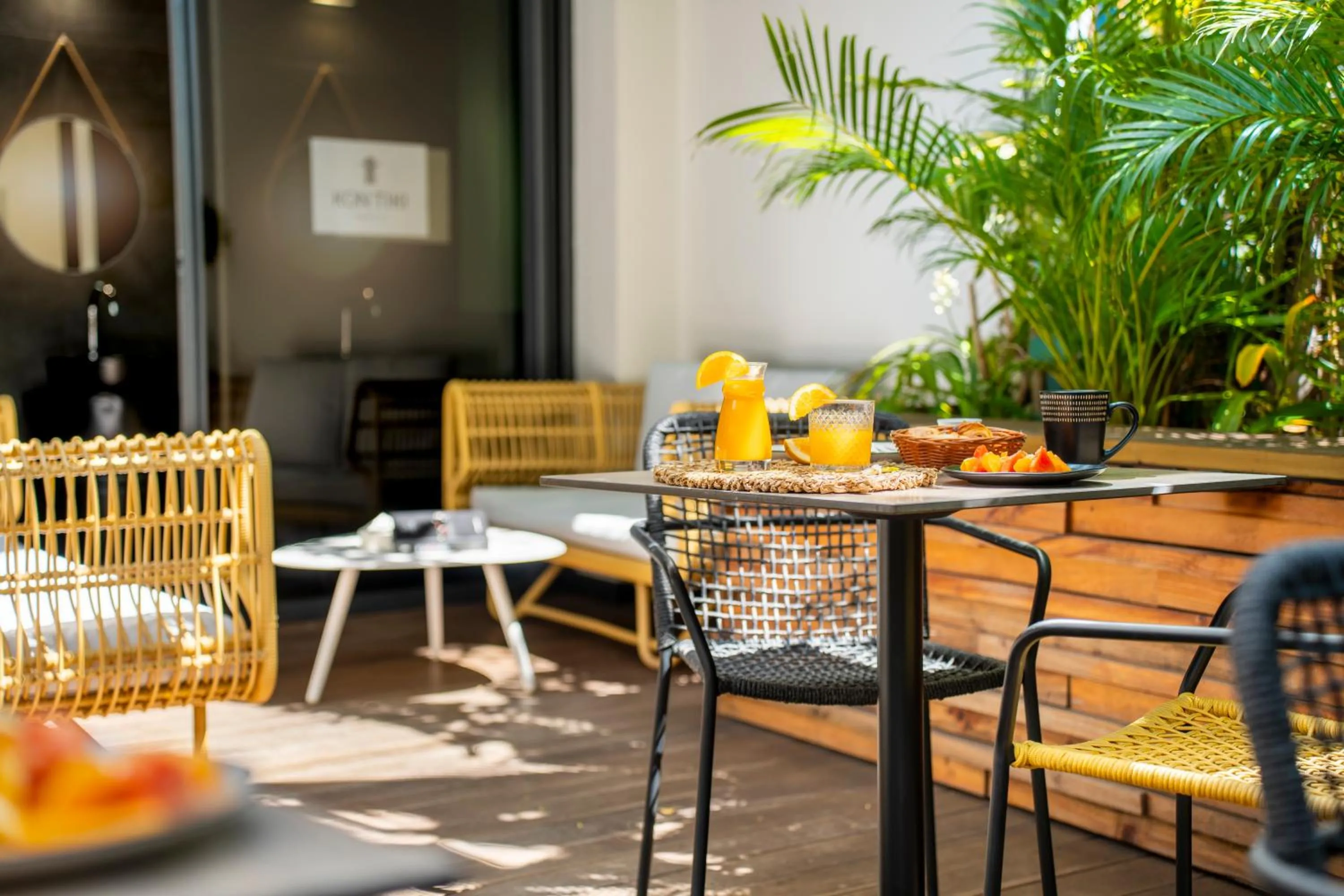 Patio in Boutique Hôtel Kon Tiki Tahiti