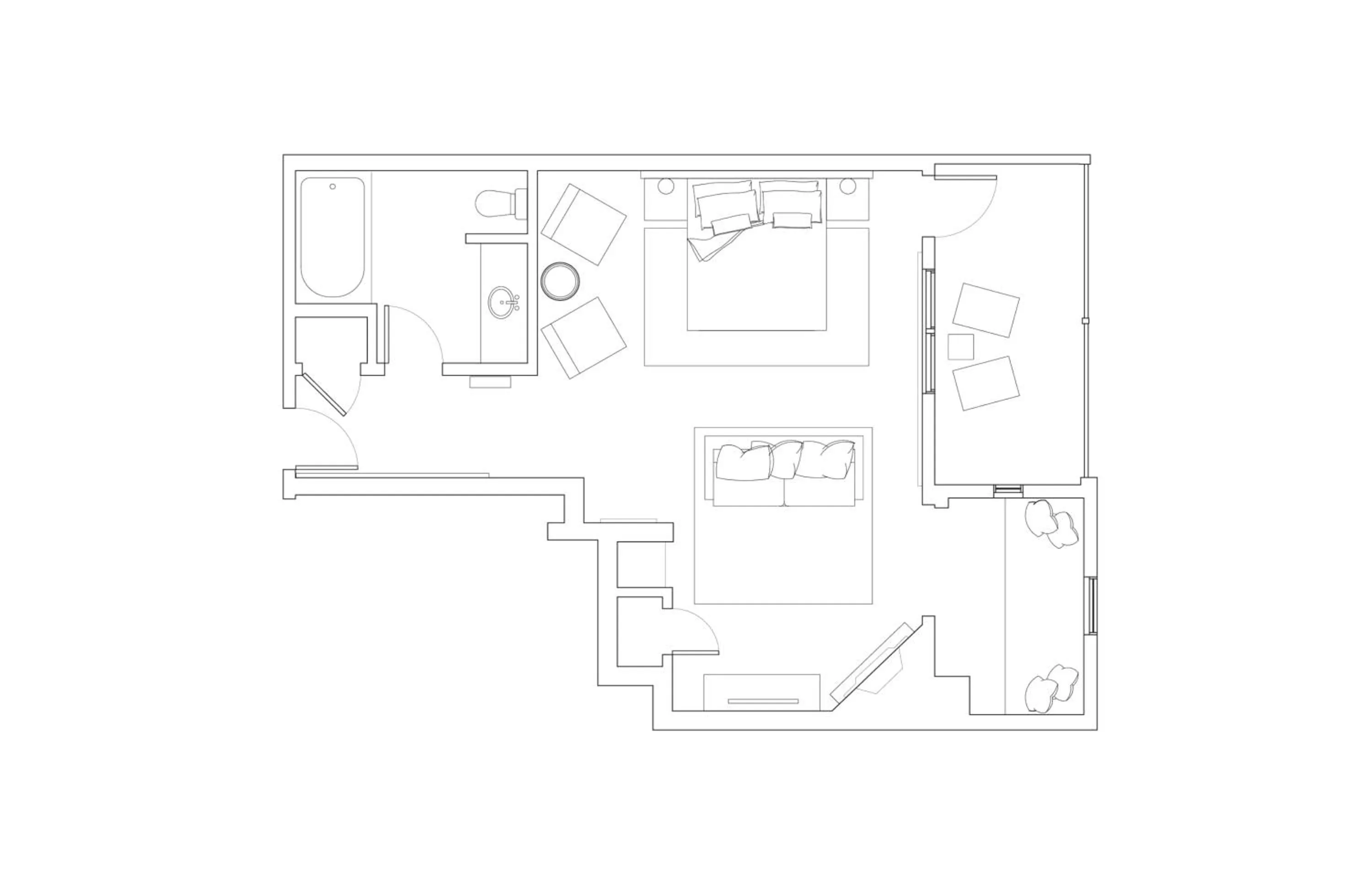 Floor plan in Bluebird Cady Hill Lodge