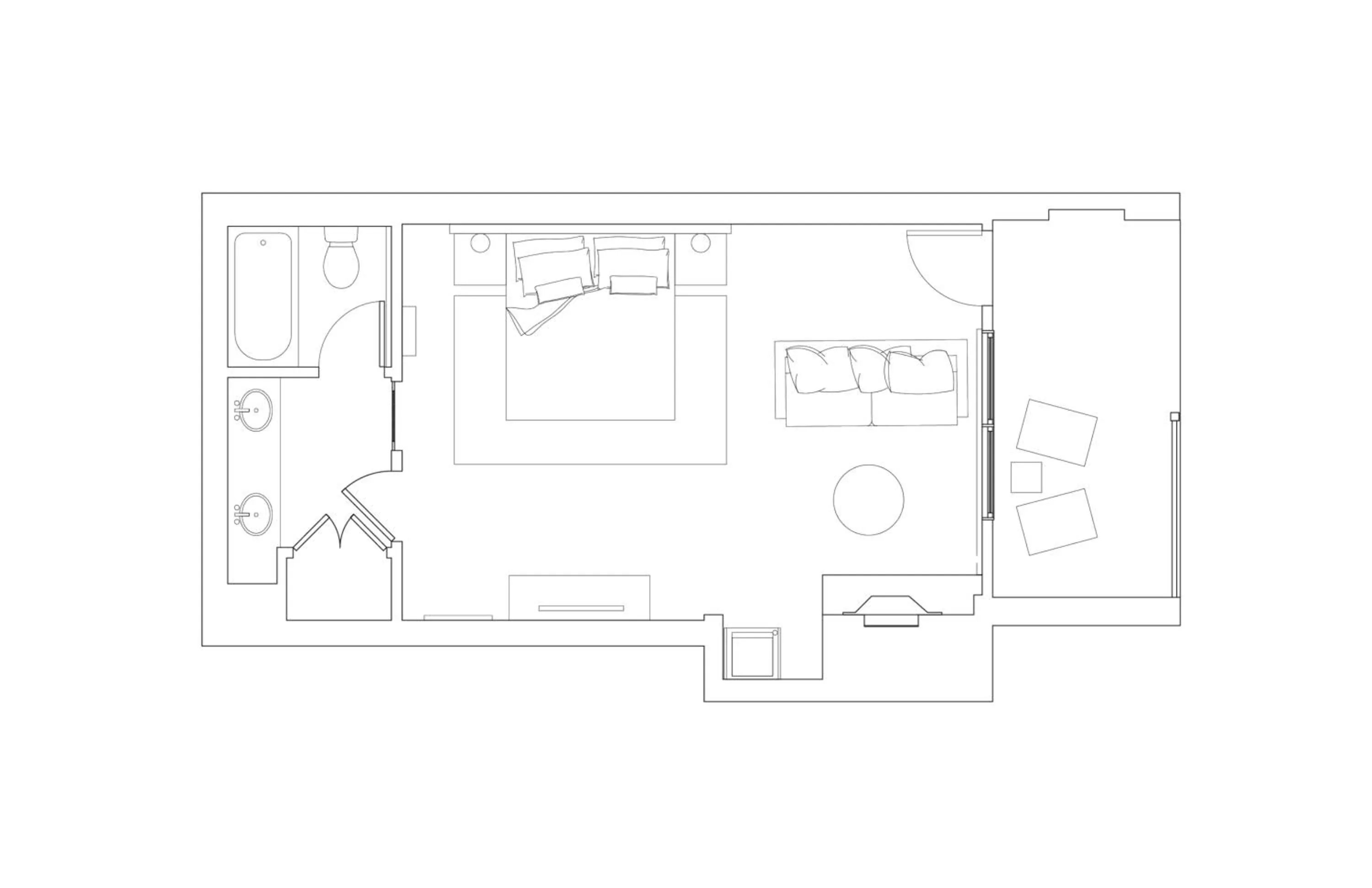Floor plan in Bluebird Cady Hill Lodge