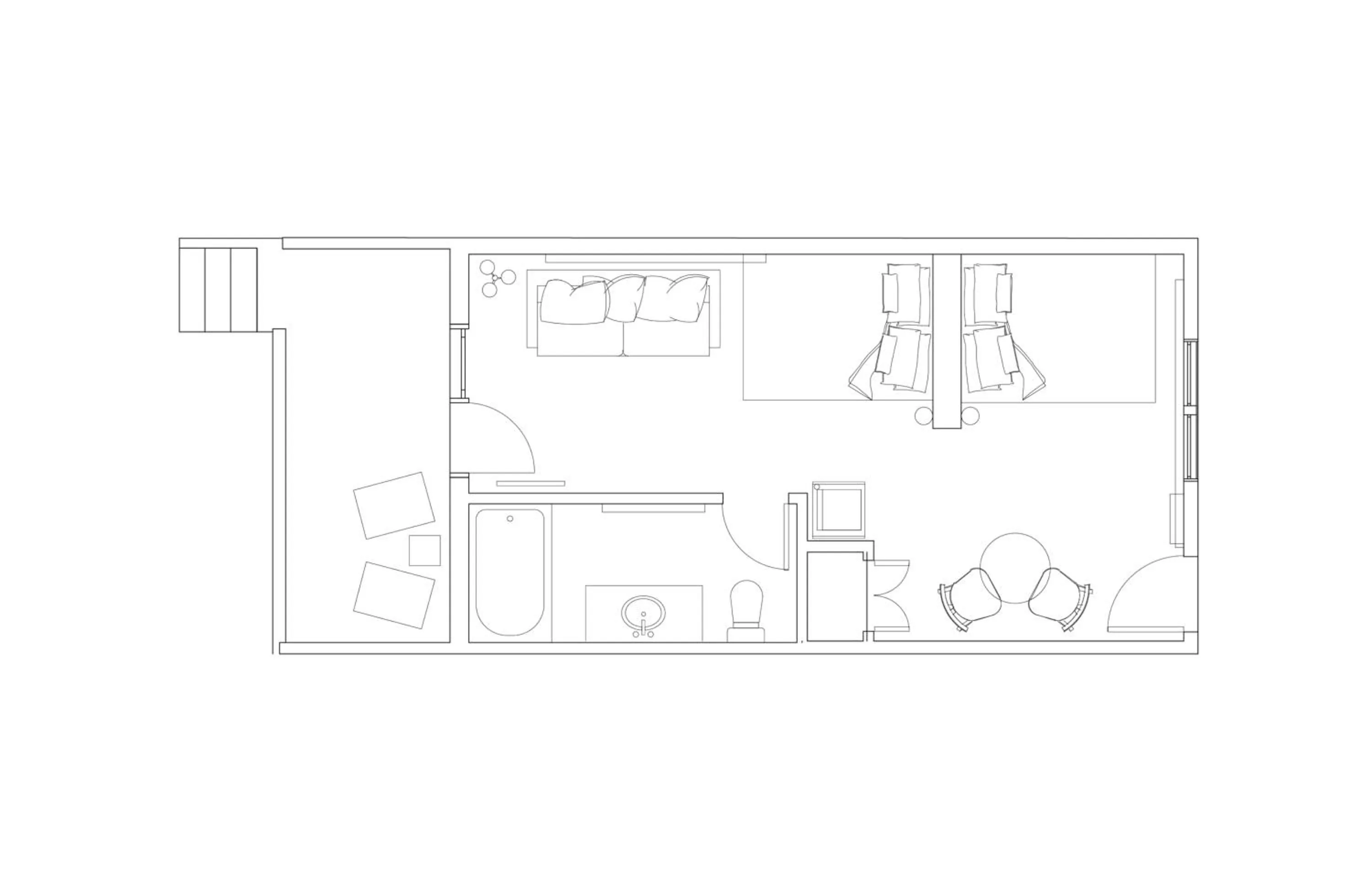 Floor plan in Bluebird Cady Hill Lodge