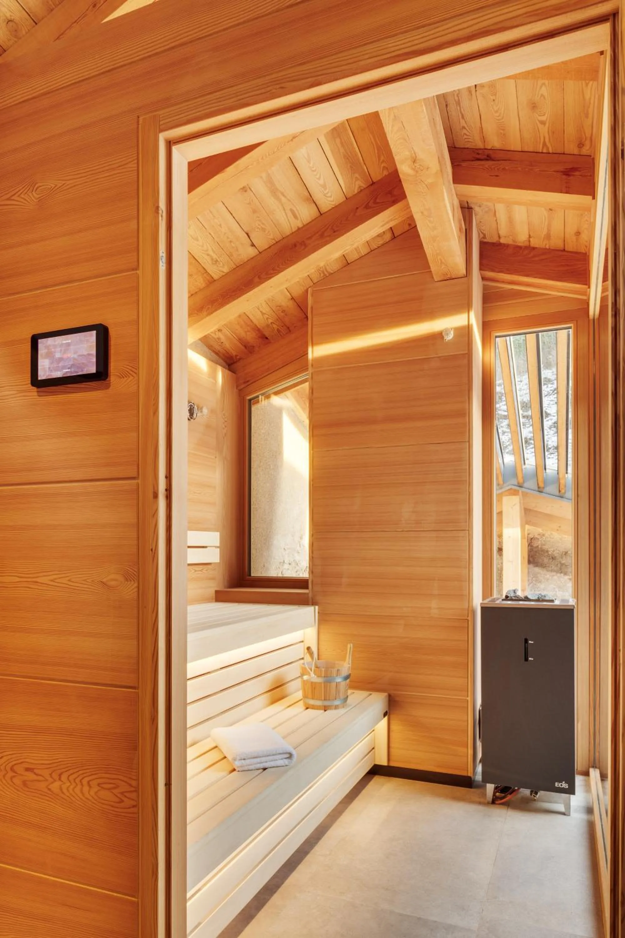 Sauna, Bed in Boutiquehotel Rattenberg