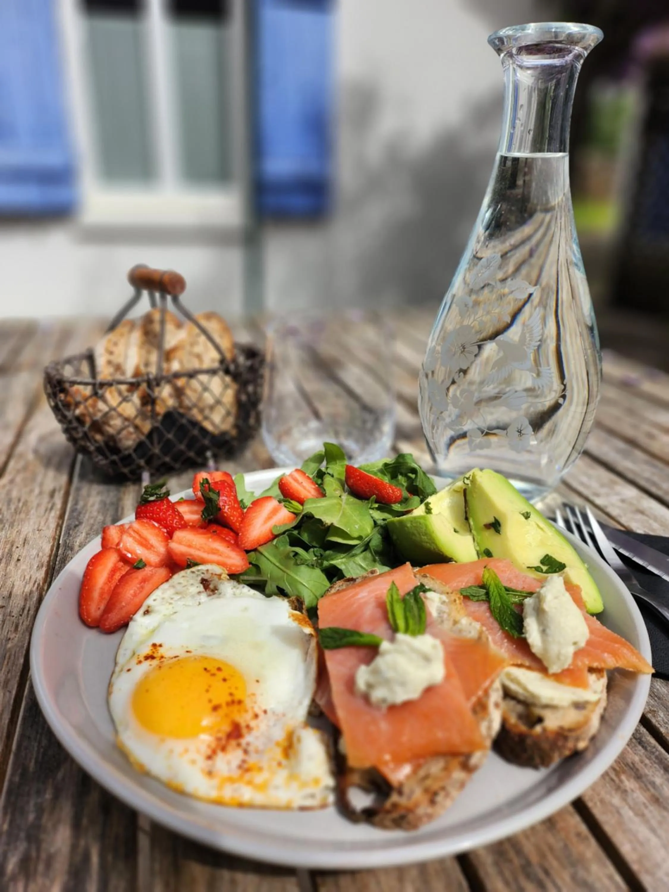 Breakfast in Les jardins de Mimizan