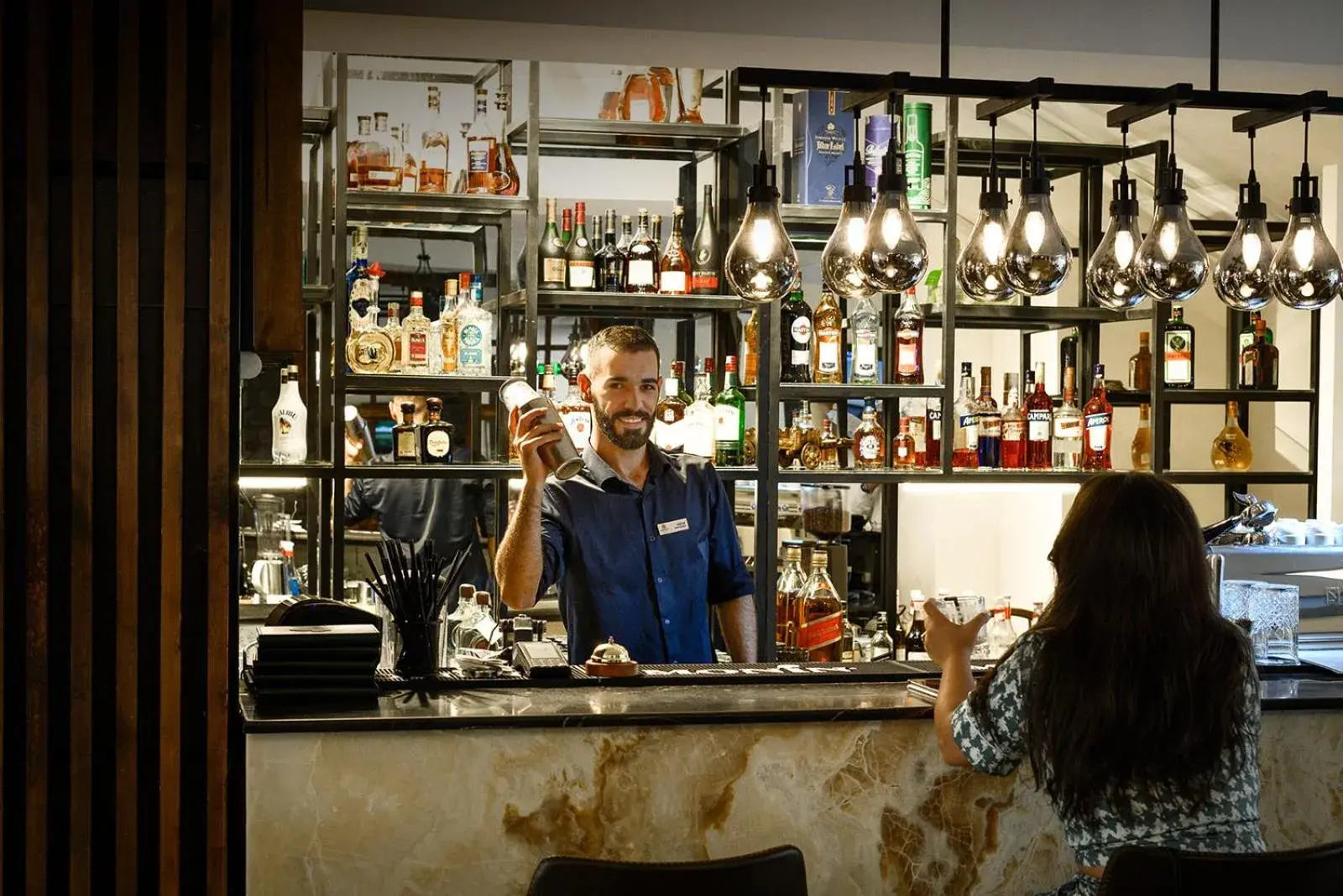 Lounge or bar in Nacho Hotel Yerevan, By One Lounge or bar in Nacho Hotel Yerevan, By One