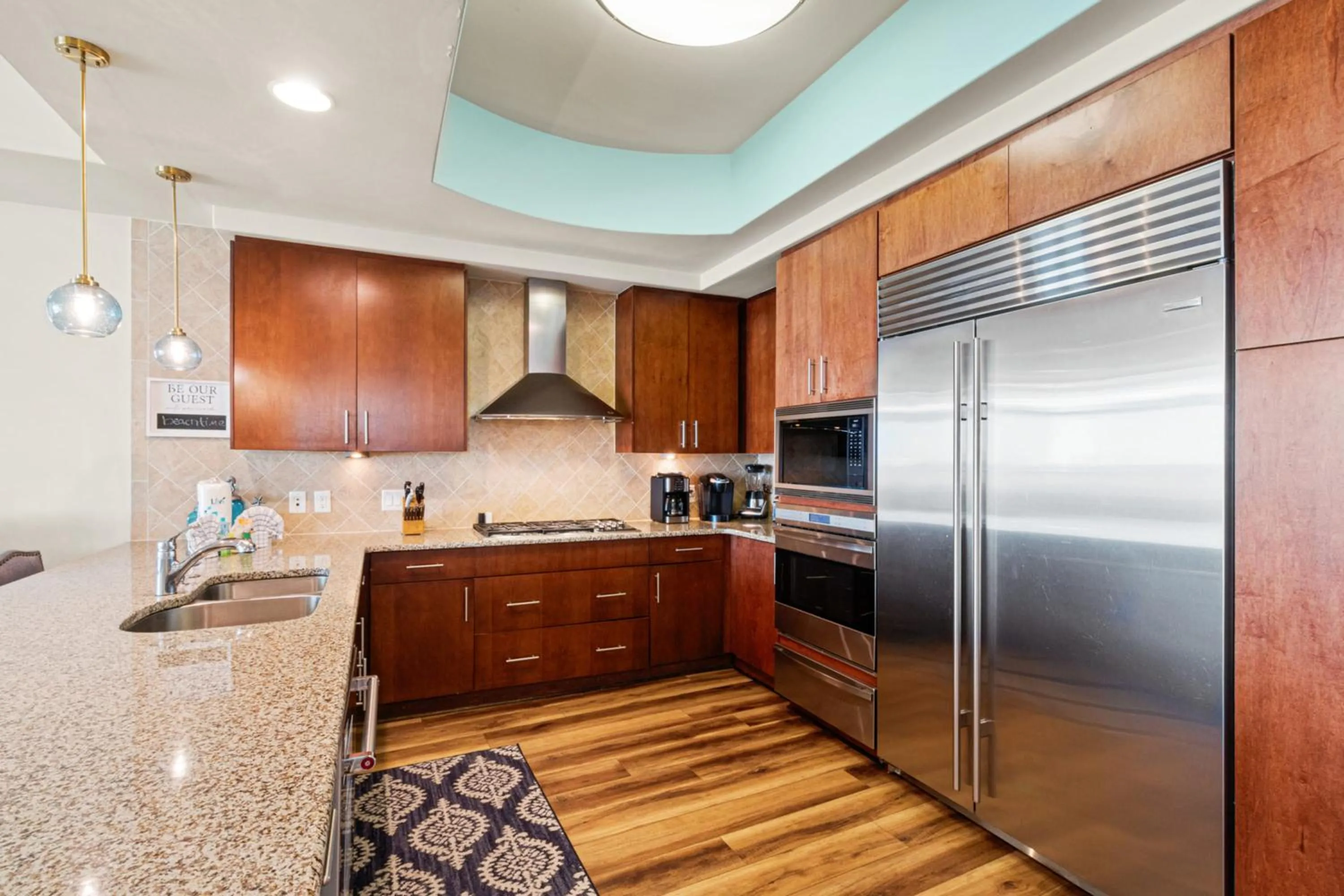 Kitchen or kitchenette in Turquoise 1908C