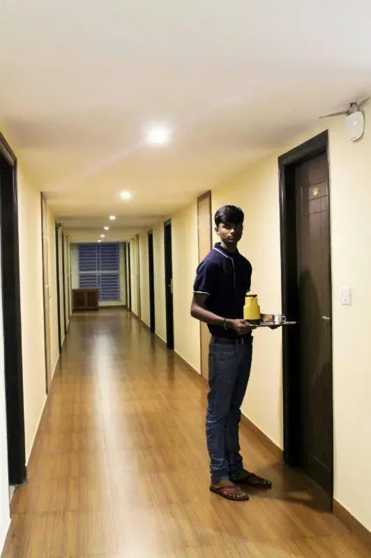 Lobby or reception in HOTEL GREEN TREES Lobby or reception in HOTEL GREEN TREES