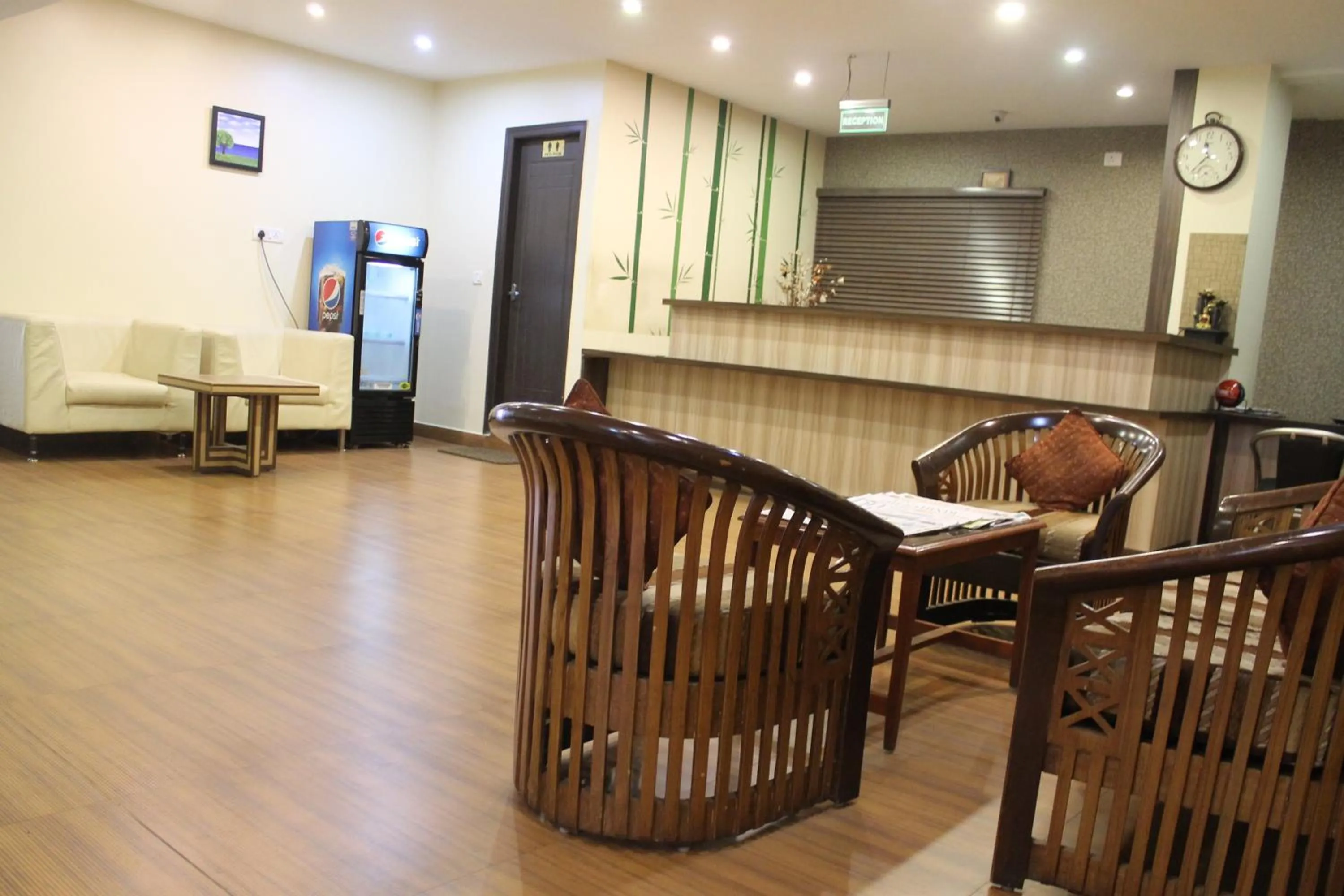 Lobby or reception in HOTEL GREEN TREES