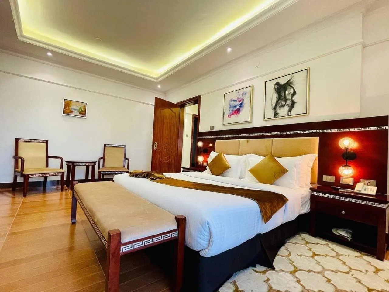 Bedroom in Base Ethiopia International Hotel