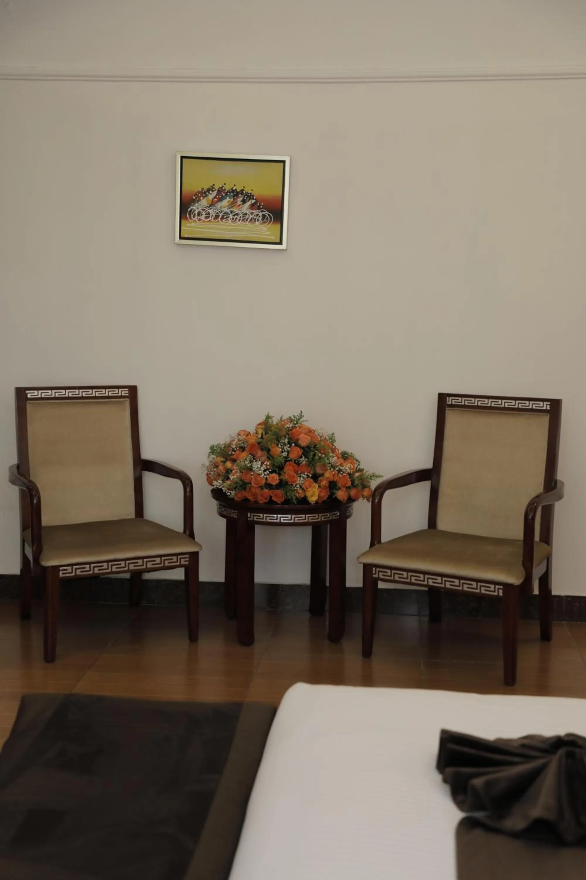 Seating area in Base Ethiopia International Hotel