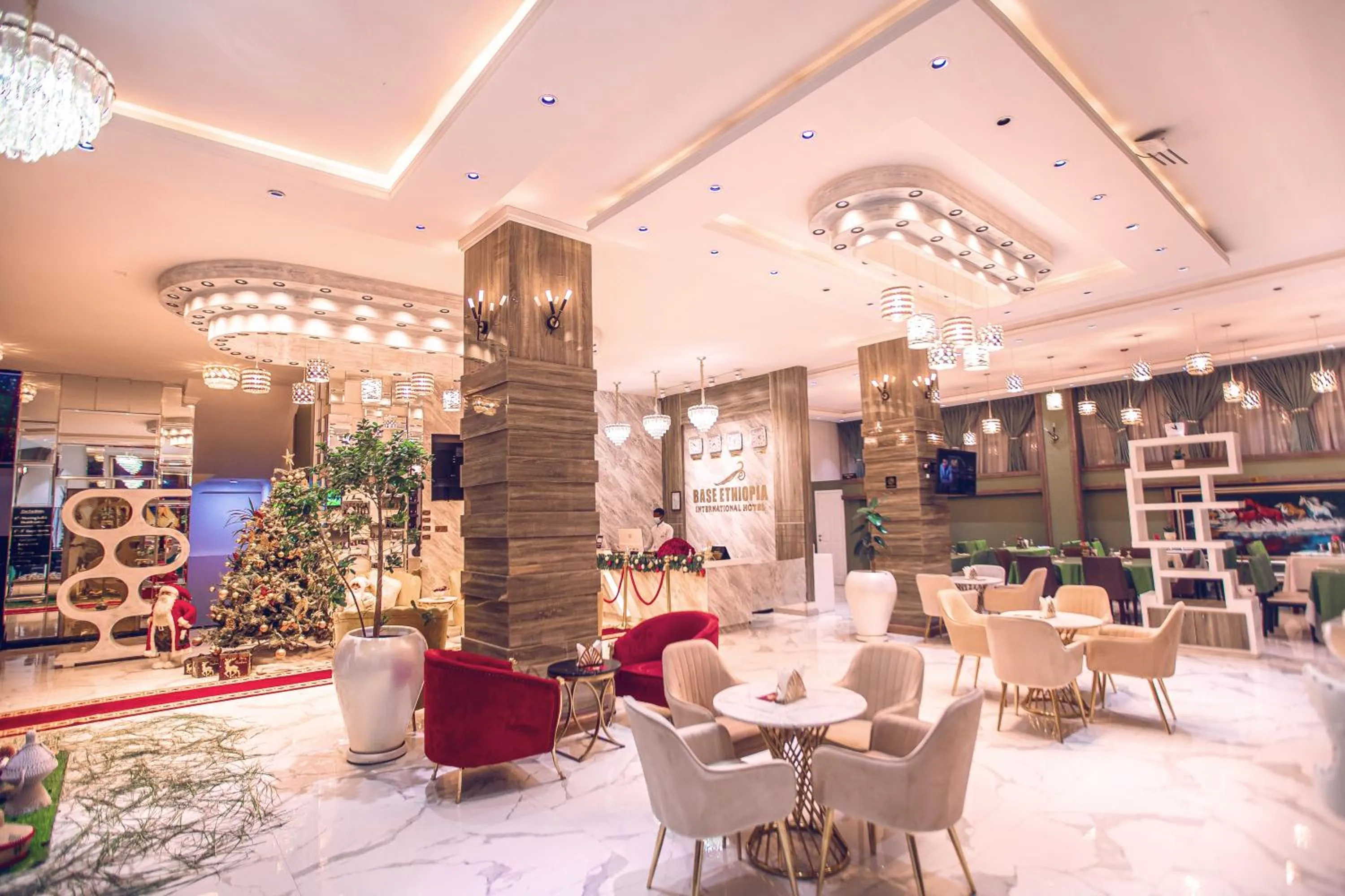 Lobby or reception in Base Ethiopia International Hotel