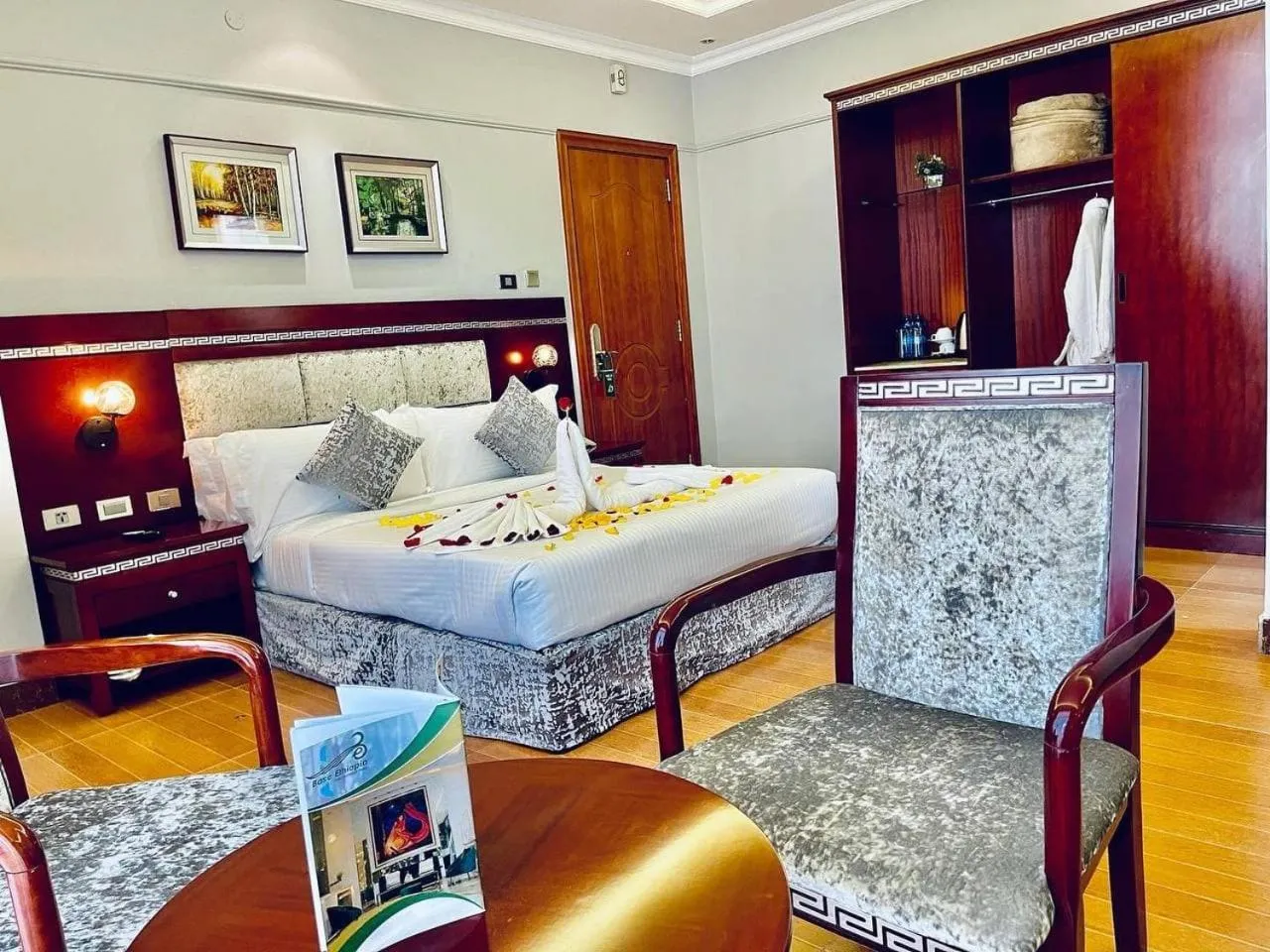 Bedroom in Base Ethiopia International Hotel