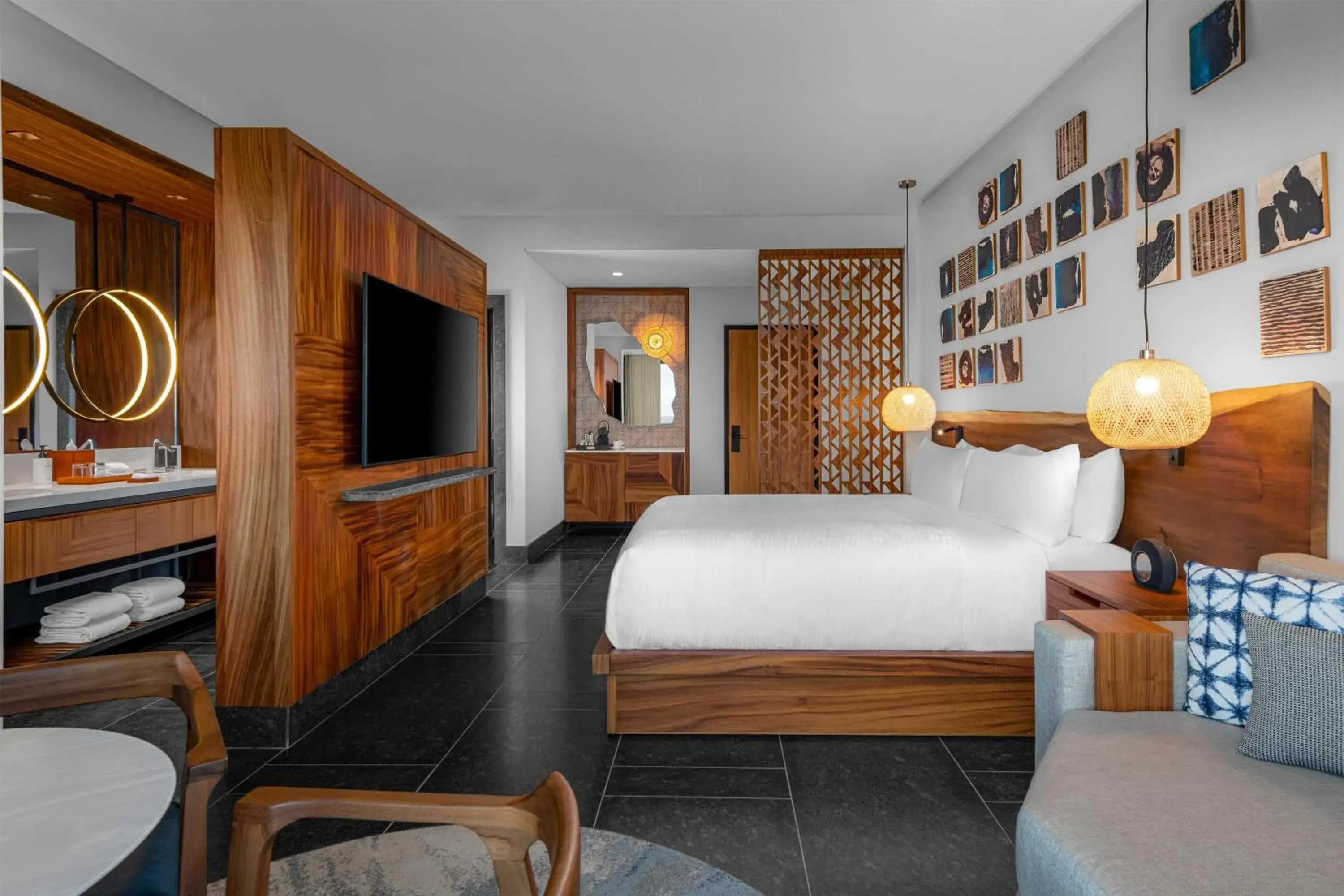 Bed in Conrad Tulum Riviera Maya Bed in Conrad Tulum Riviera Maya