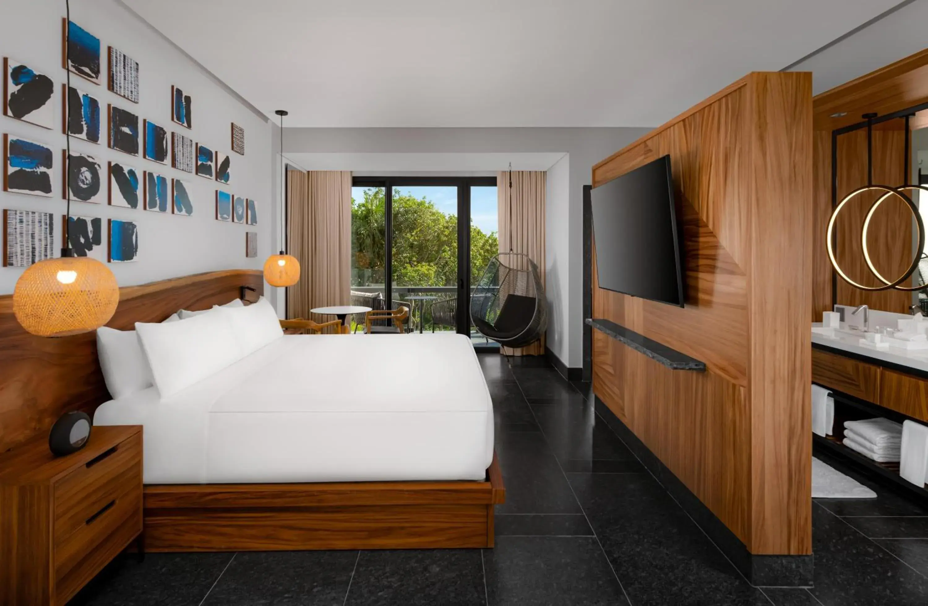 Bed in Conrad Tulum Riviera Maya Bed in Conrad Tulum Riviera Maya